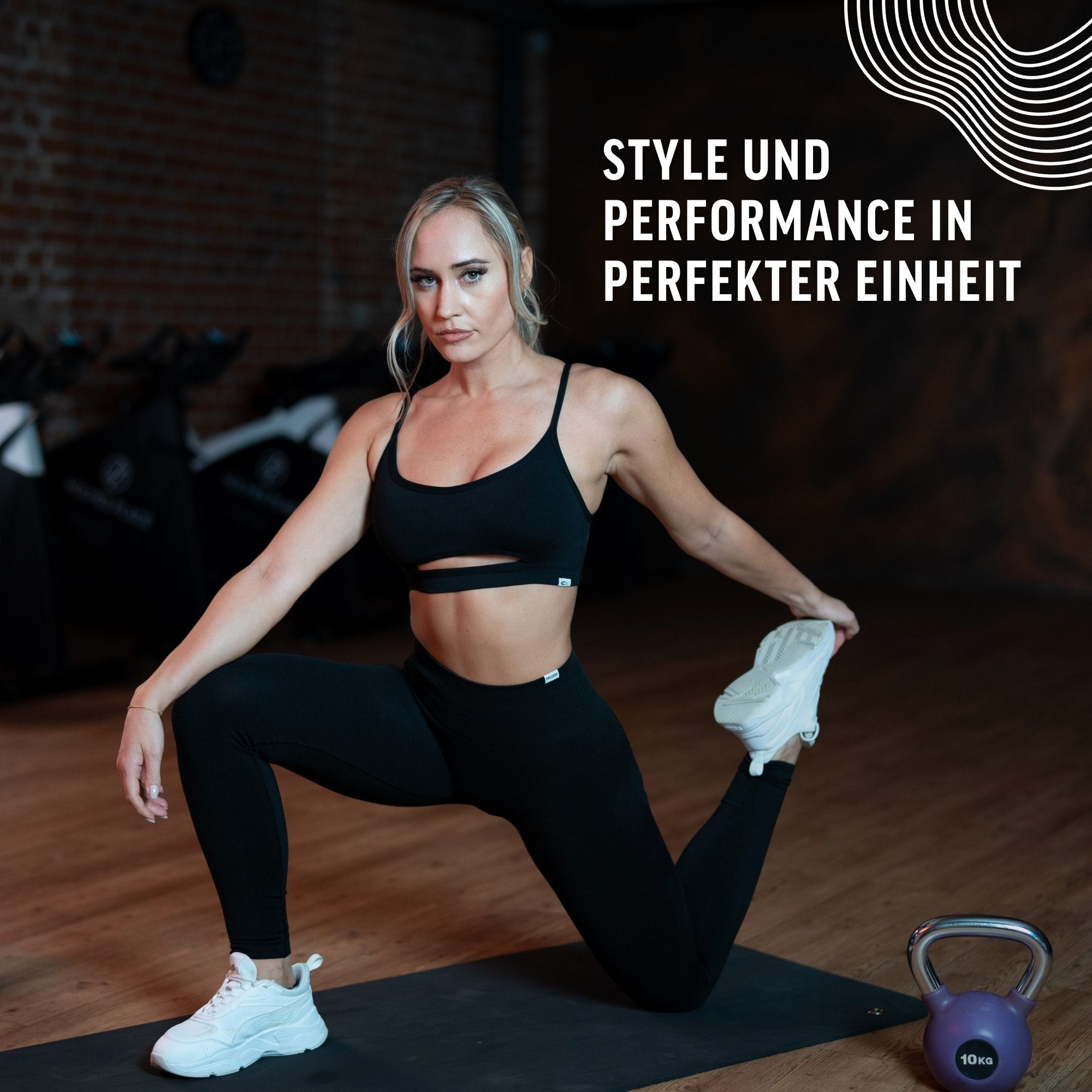 Smilodox Leggings Alira, Butt Lift Sporthose, Nahtlos High Waist V-Shape Sport Leggins Seamless Schweißabsorbierend Trainingshose, Blickdicht Sport Alltag