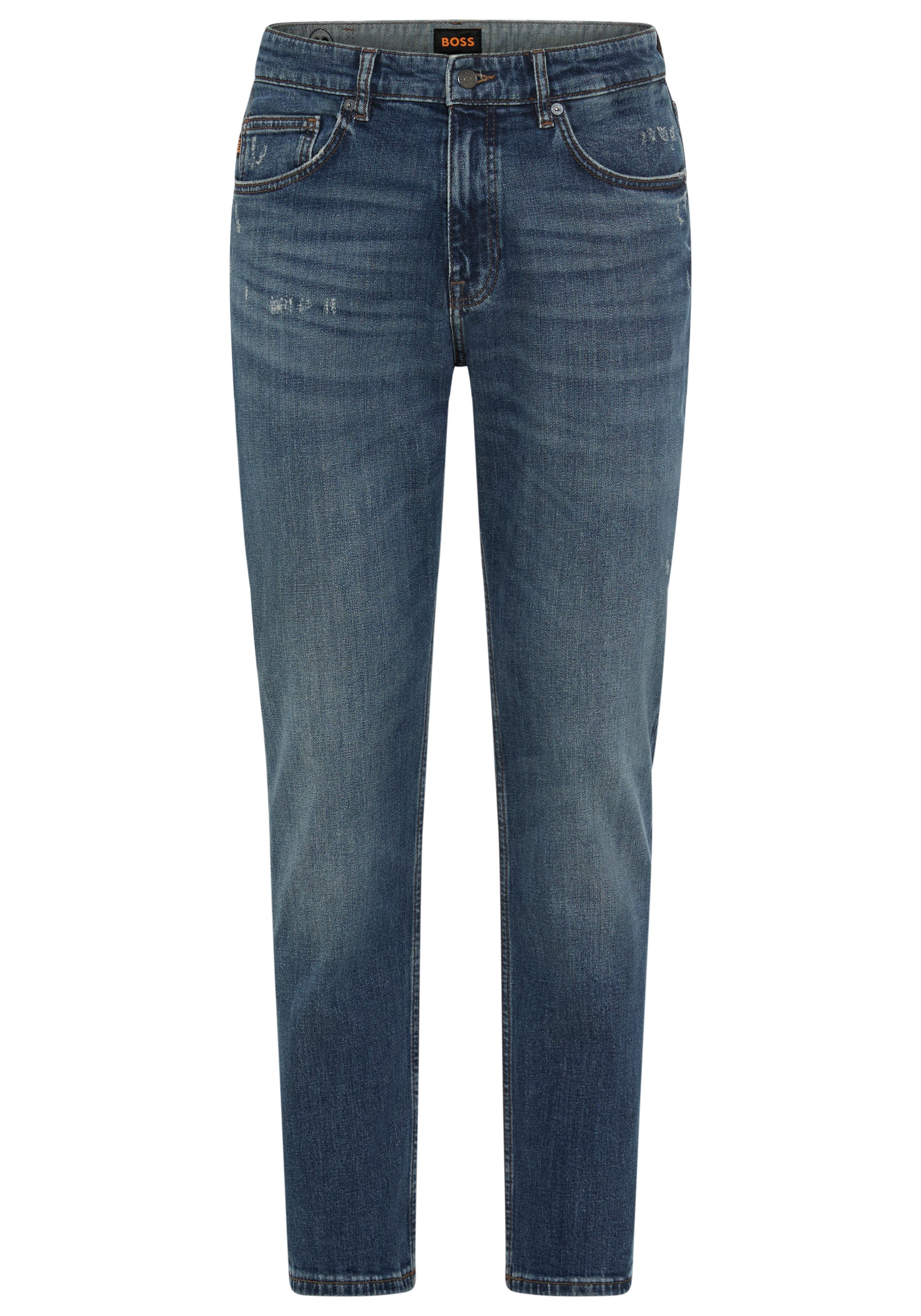 BOSS ORANGE Regular-fit-Jeans TROY BO normale Bundhöhe, Regular Fit, Destro günstig online kaufen