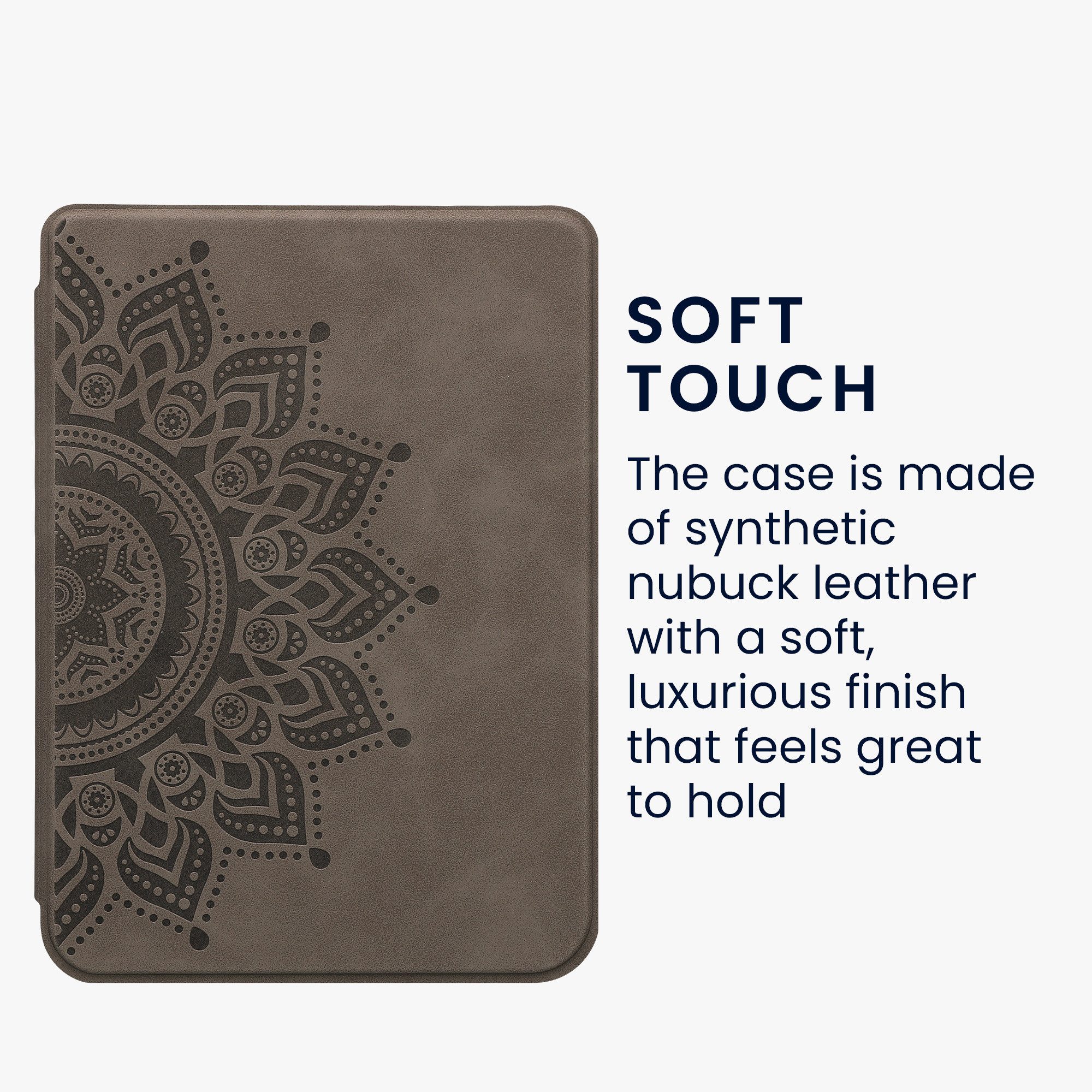 kwmobile E-Reader-Hülle Schutzhülle für Kobo Clara BW / Clara Colour / Tolino Shine (5), eReader Flip Case mit Auto Sleep Funktion