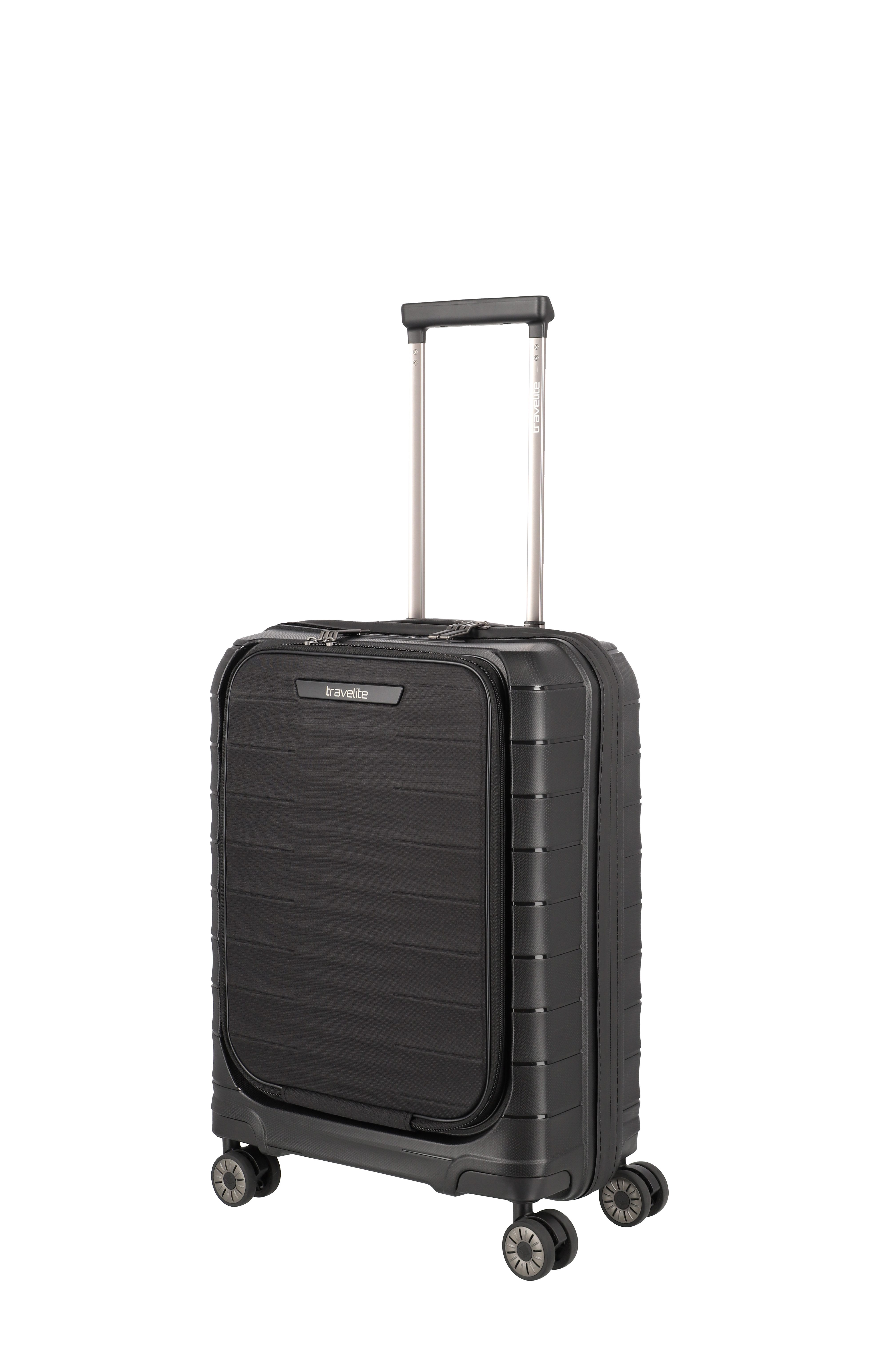 travelite Trolleyset MOOBY 3-teilig Reisekoffer Hartschale, 4 Rollen, (Set), mit TSA-Schloss und recyceltem Polypropylen