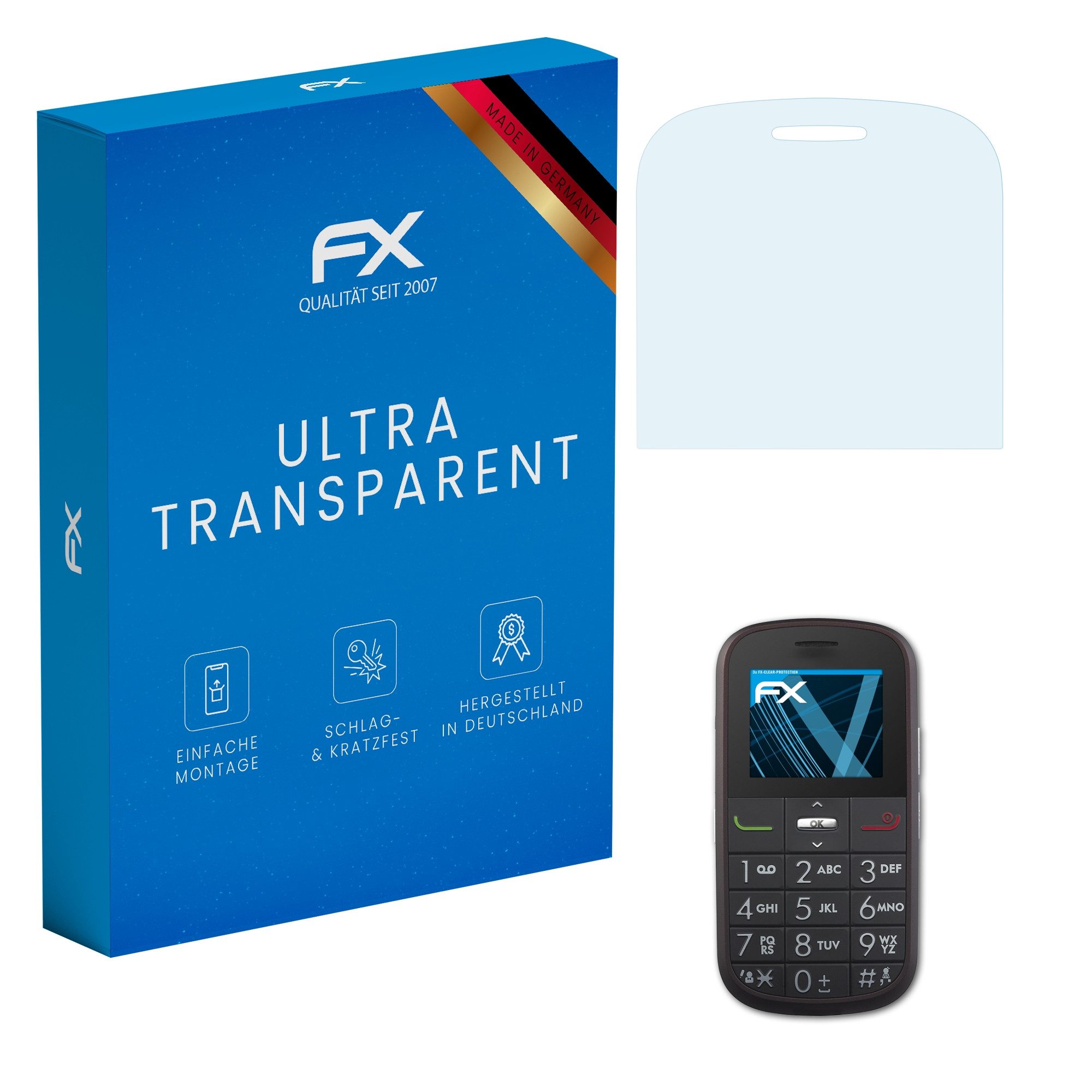 Schutzfolie Displayschutz für Alcatel One Touch 282