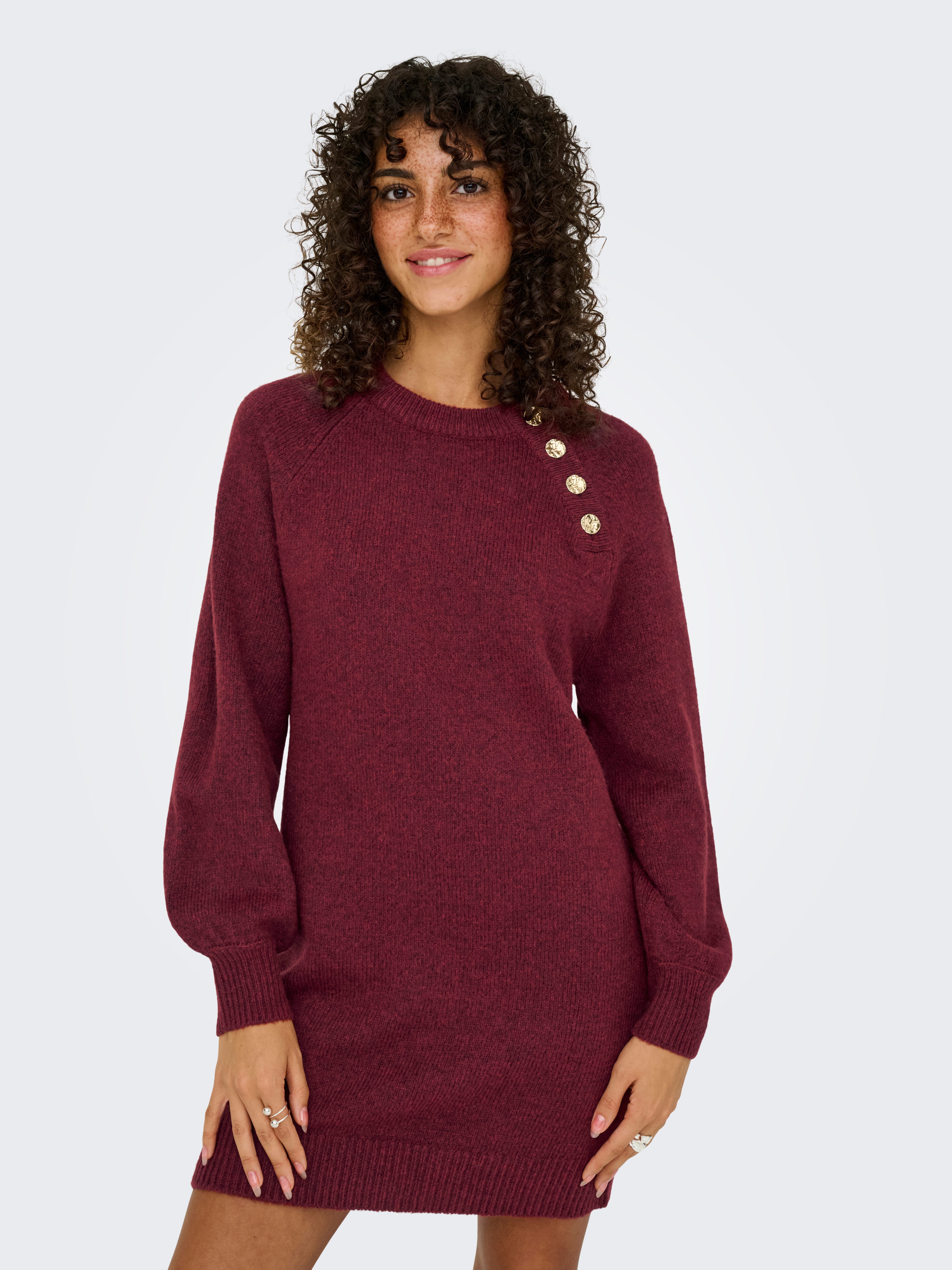 ONLY Midikleid ONLEMMA LIFE LS BUTTON günstig online kaufen