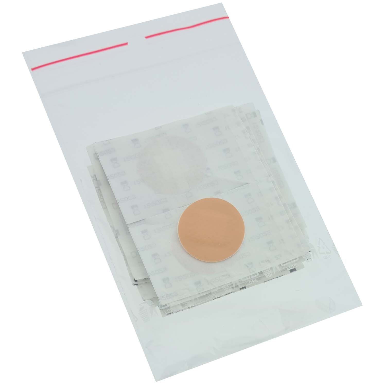 varivendo Frischhaltebeutel 100 x LDPE-Schnellverschluss-Beutel 80 x 120 mm, Zubehör für Kleinteile, Schnellverschluss Druckverschlussbeutel Folienbeutel Tütchen