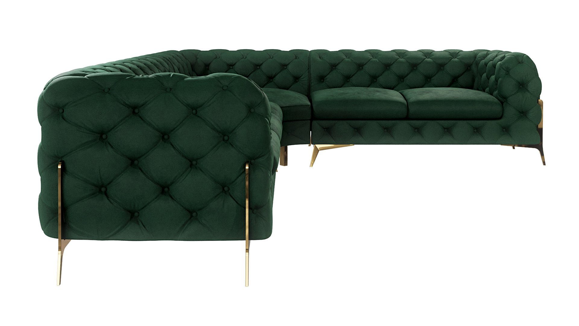 S-Style Möbel Ecksofa Ashley, Chesterfield mit günstig online kaufen