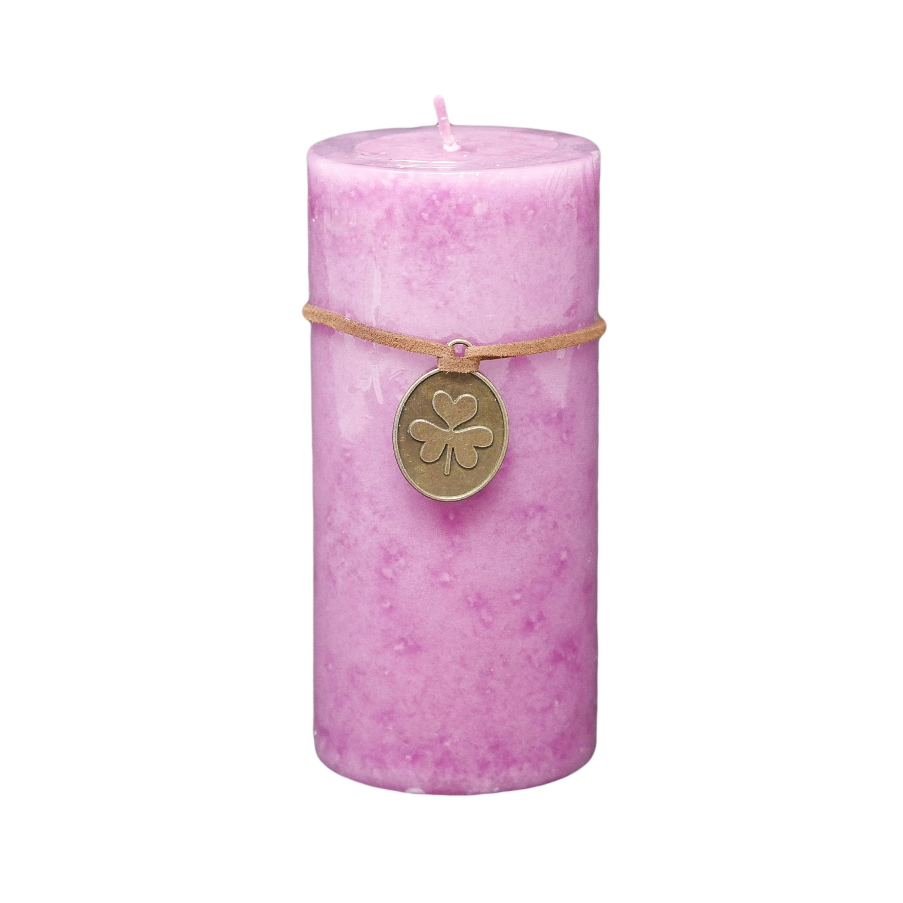 B&S Stumpenkerze Trendkerze rosa durchgefärbt 13 günstig online kaufen
