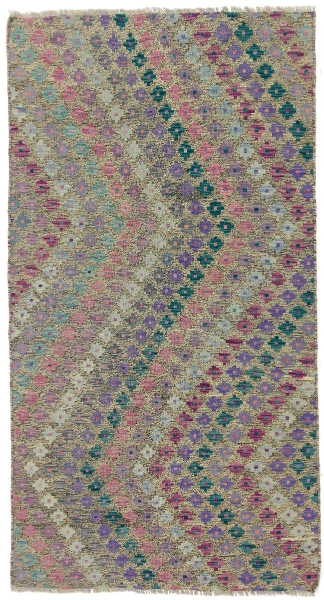 Orientteppich Kelim Afghan 102x191 Handgewebter Orientteppich Läufer, Nain Trading, rechteckig, Höhe: 3 mm