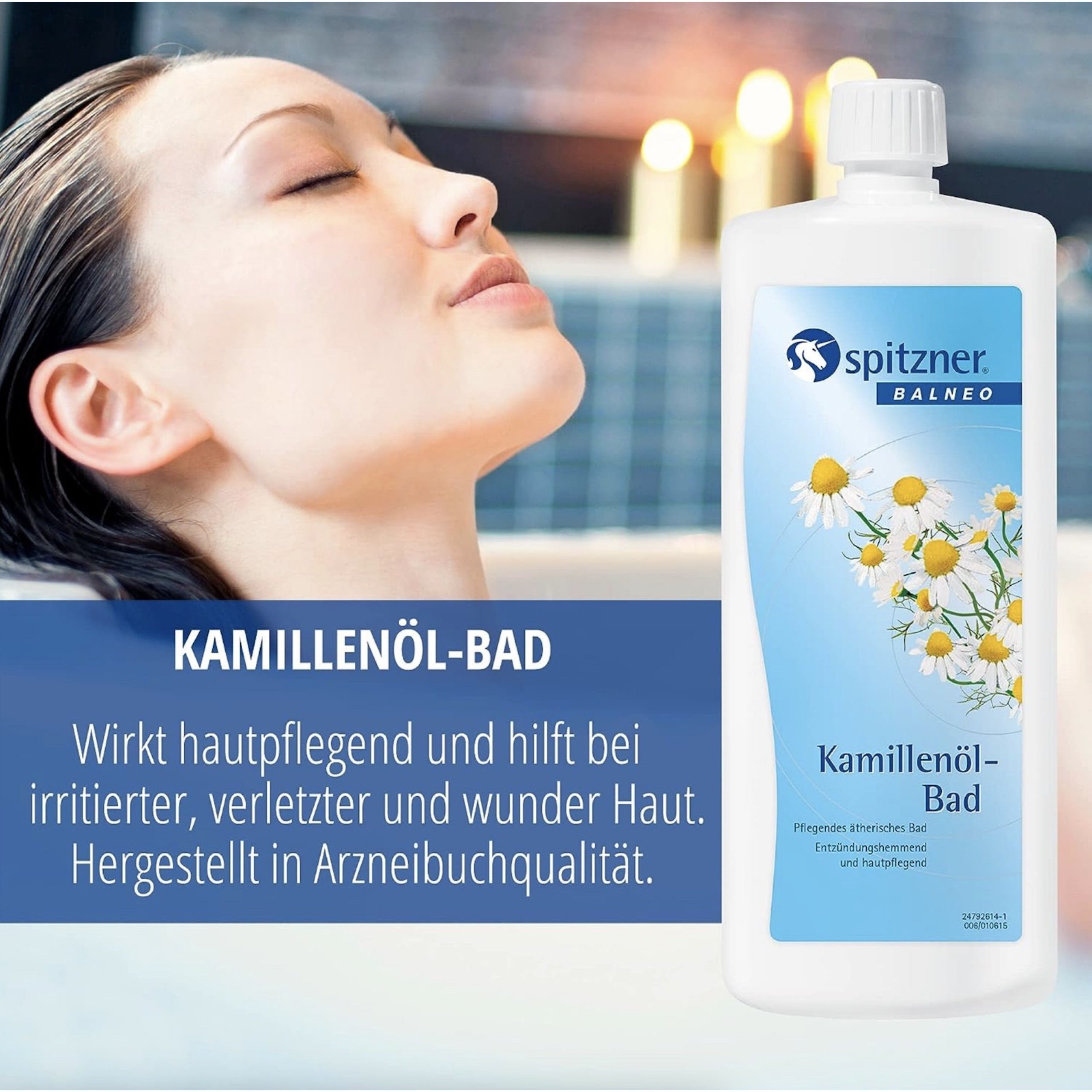 Spitzner Badezusatz Spitzner Kamillenöl Bad 1 Liter Ätherische und Extraktbäder