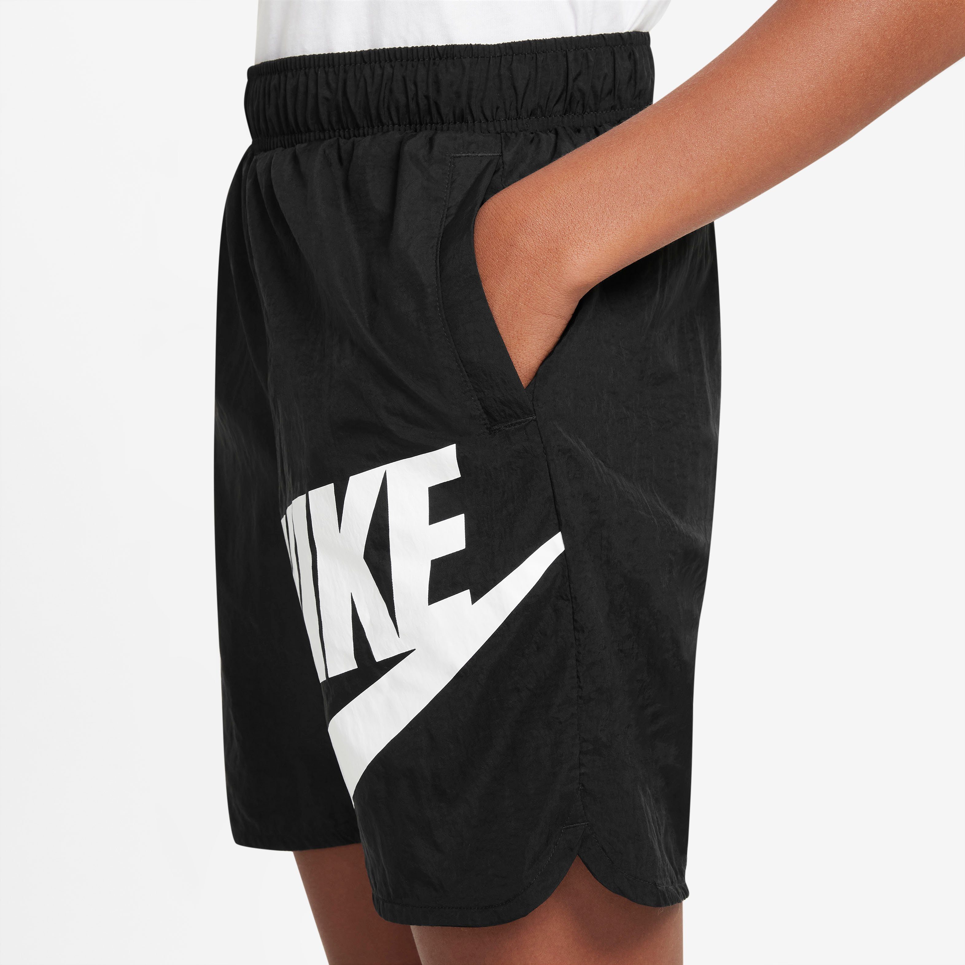 schwarz Big Shorts Woven (Boys) Sportswear Kids' Nike Shorts
