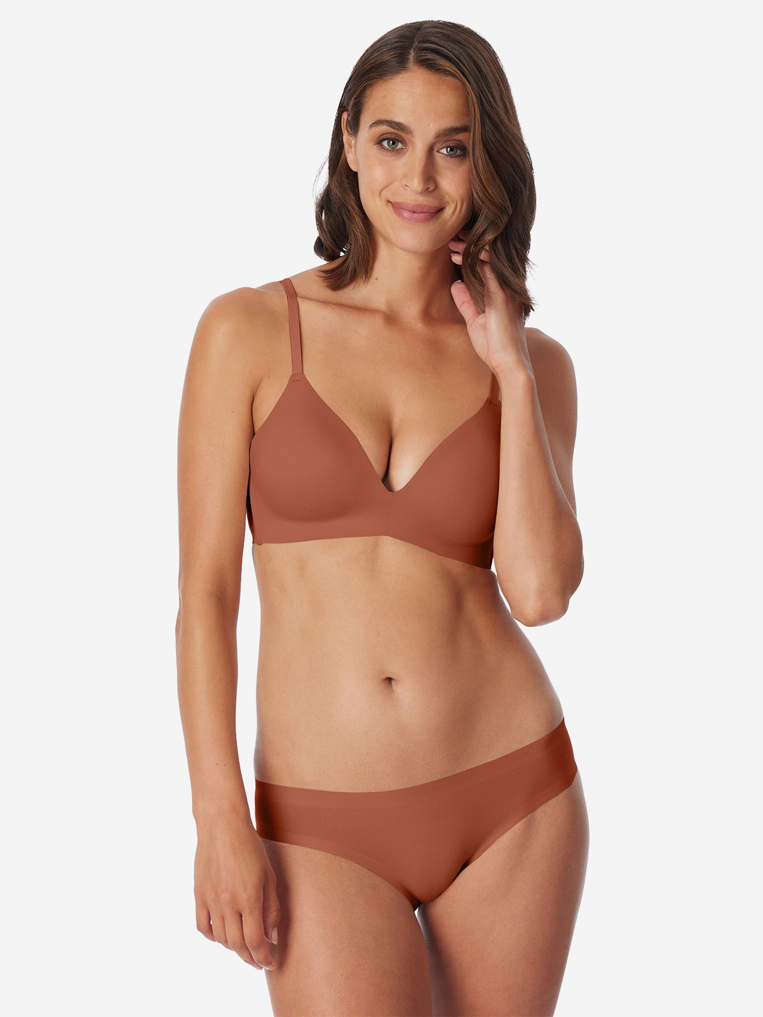 Schiesser Slip Invisible Cotton (2-St) Unterhose, Basic Slip, Slip