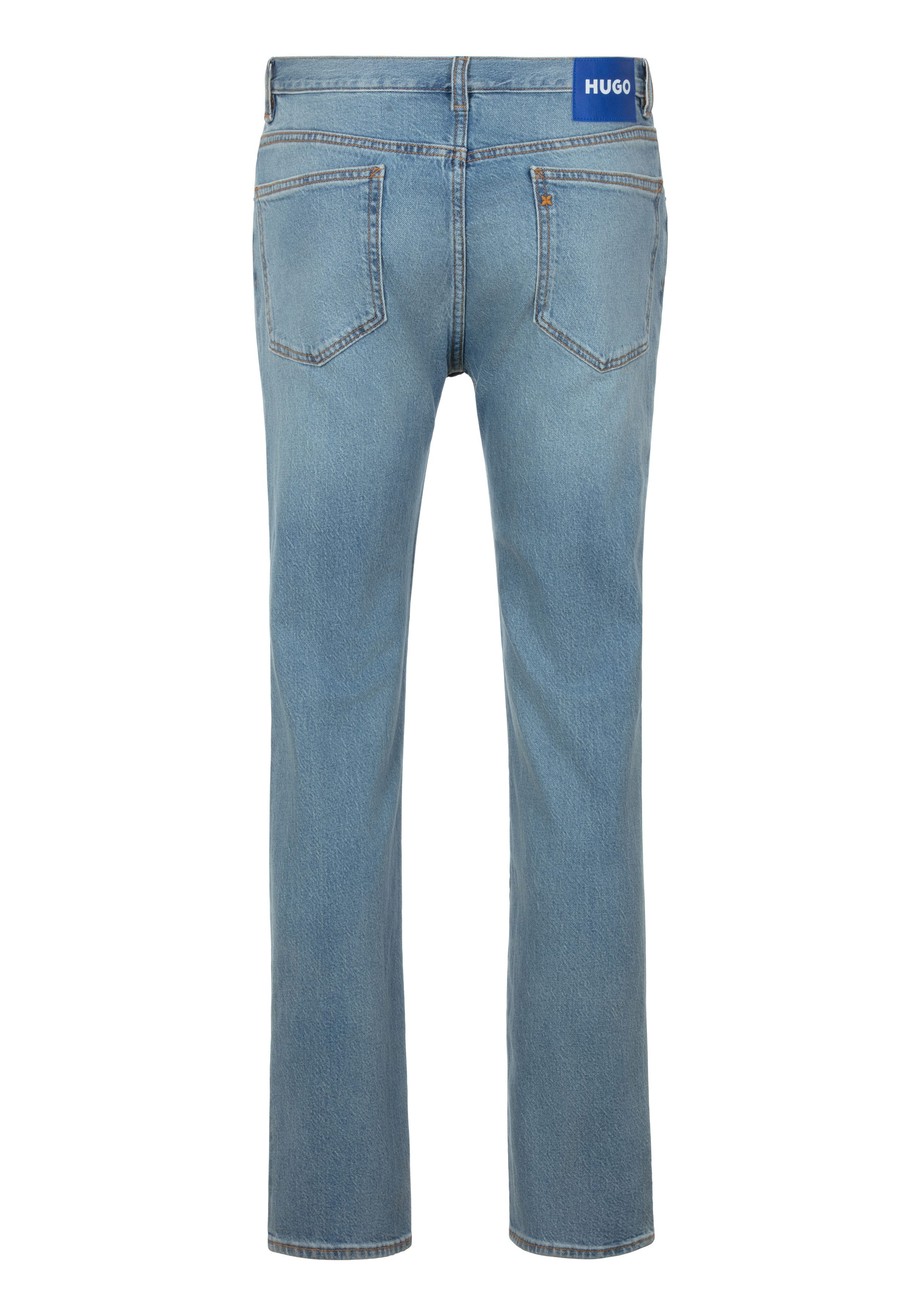 HUGO Blue Slim-fit-Jeans Ash mit Stone-washed-Finish günstig online kaufen