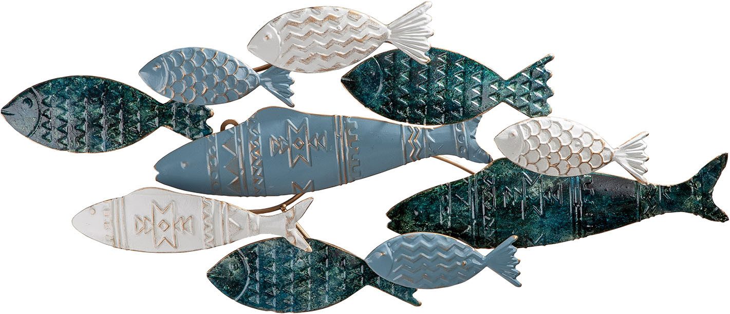 Casablanca by Gilde Wanddekoobjekt Wandrelief Pesca (1 St)