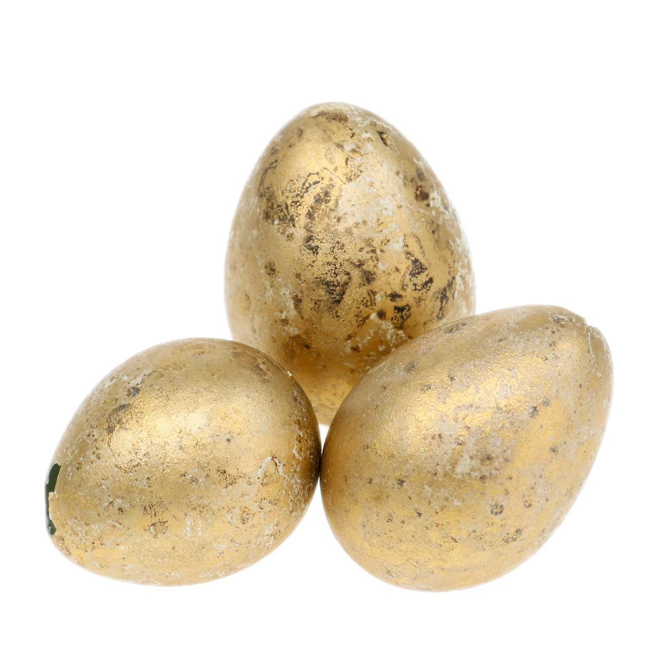 Osterei 50 Stück Goldene Wachteleier 3cm Deko Osternatur Accessoires