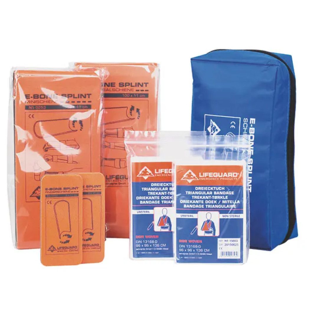 DocMed Erste-Hilfe-Set Splint Schiene E-Bone, (Mehrfach verwendbar, 1 St), Universell zuschneidbar, 14 % mehr Materialvolumen
