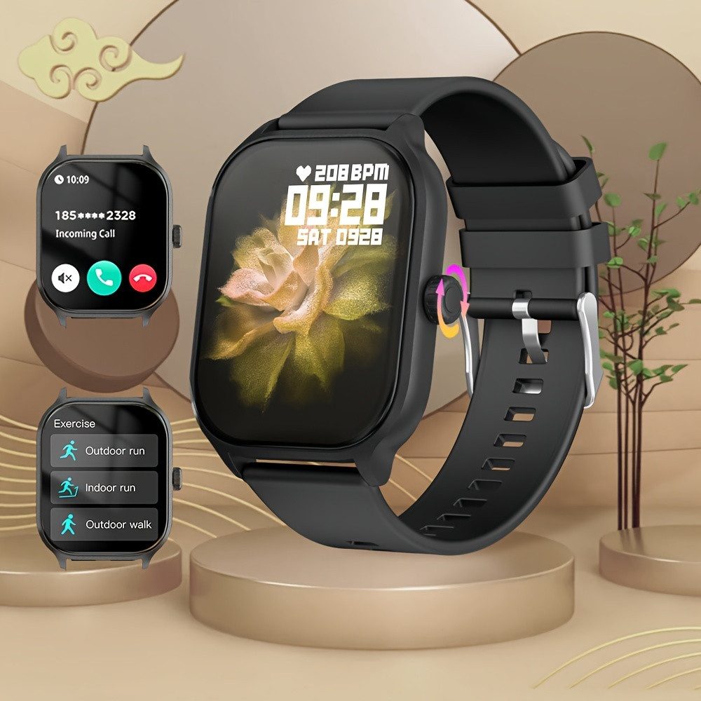 Zevelora Geschenke für Männer und Frauen mit Fitness-Tracking-, Sportmodus Smartwatch (2.01 Zoll, Android/iOS), mit Pedometer, Distanz Kalorien, stylisch, leicht, über 100 Sportmodi.