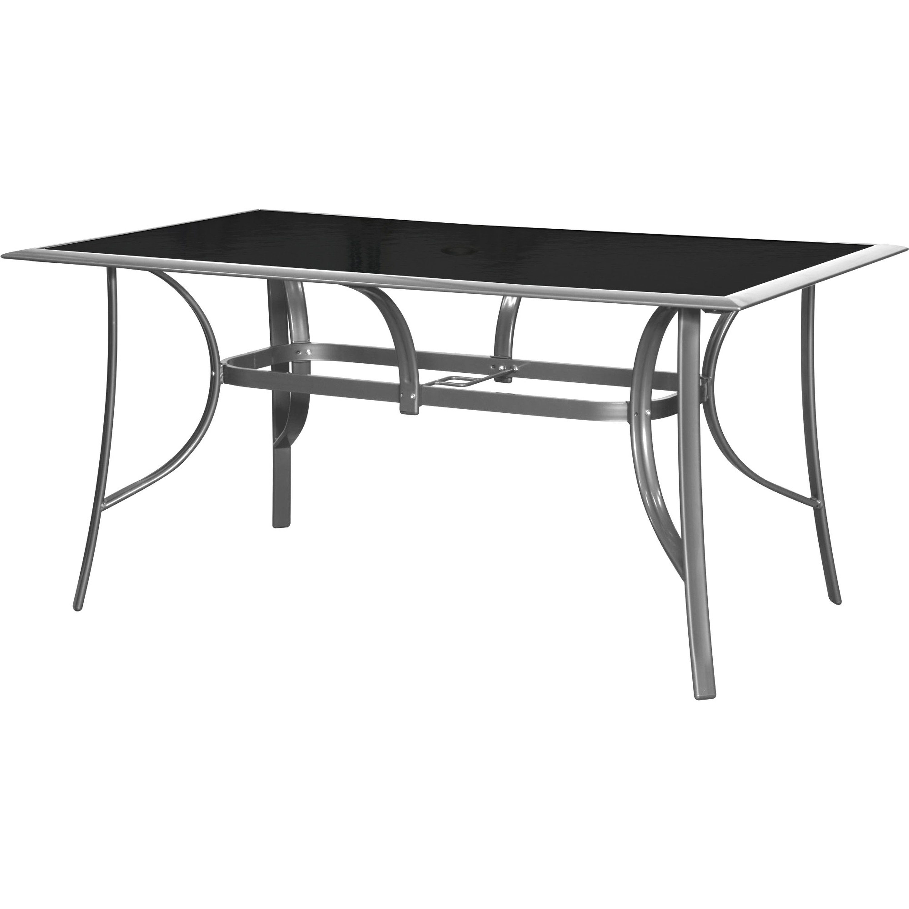 ib style Gartentisch (Tisch), Gartentisch Jamaica 90 cm x Gartentisch - (ESG) 150 Sicherheitsglas