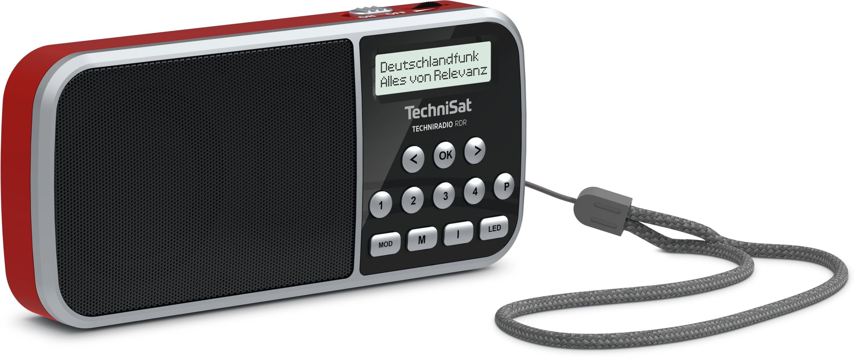 TechniSat TECHNIRADIO RDR inkl. Netzteil Digitalradio (DAB) (Digitalradio (DAB), FM-Tuner mit RDS, 1 W)