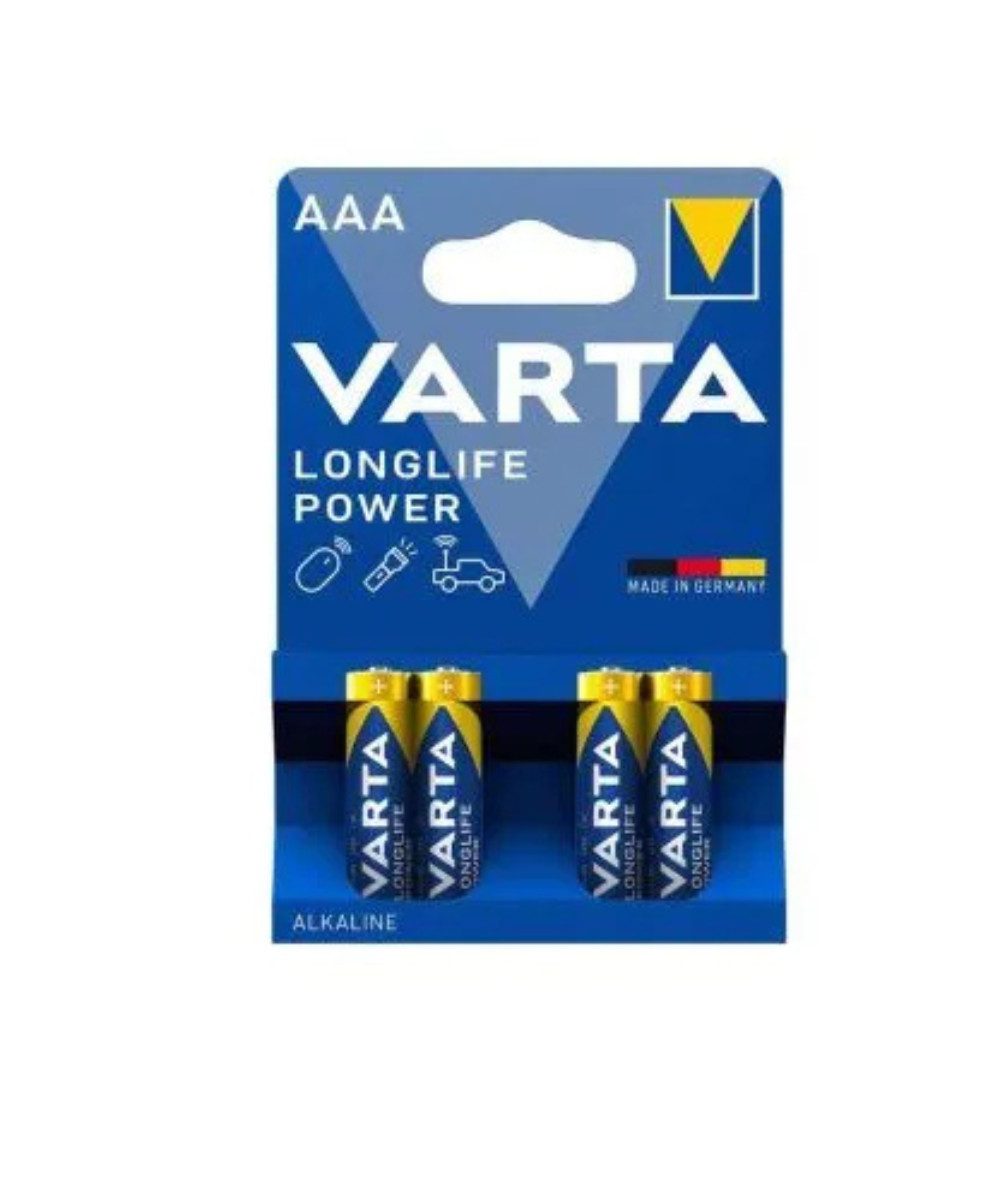 4 VARTA Batterien LONGLIFE Power Mignon AAA 1,5 V Batterie