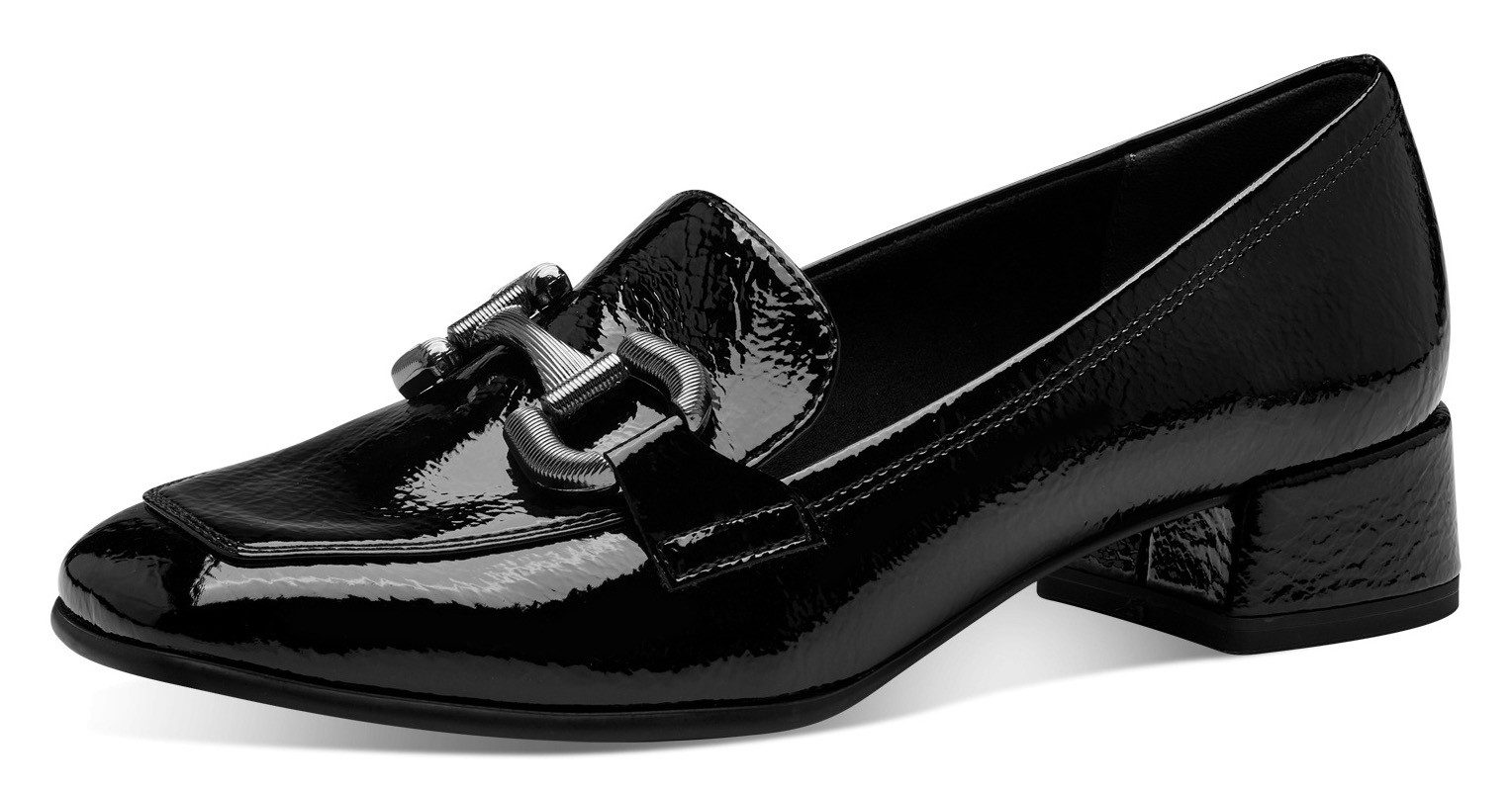 Tamaris Slipper, Blockabsatz, Pumps, Businessschuh mit modischer Zierspange günstig online kaufen