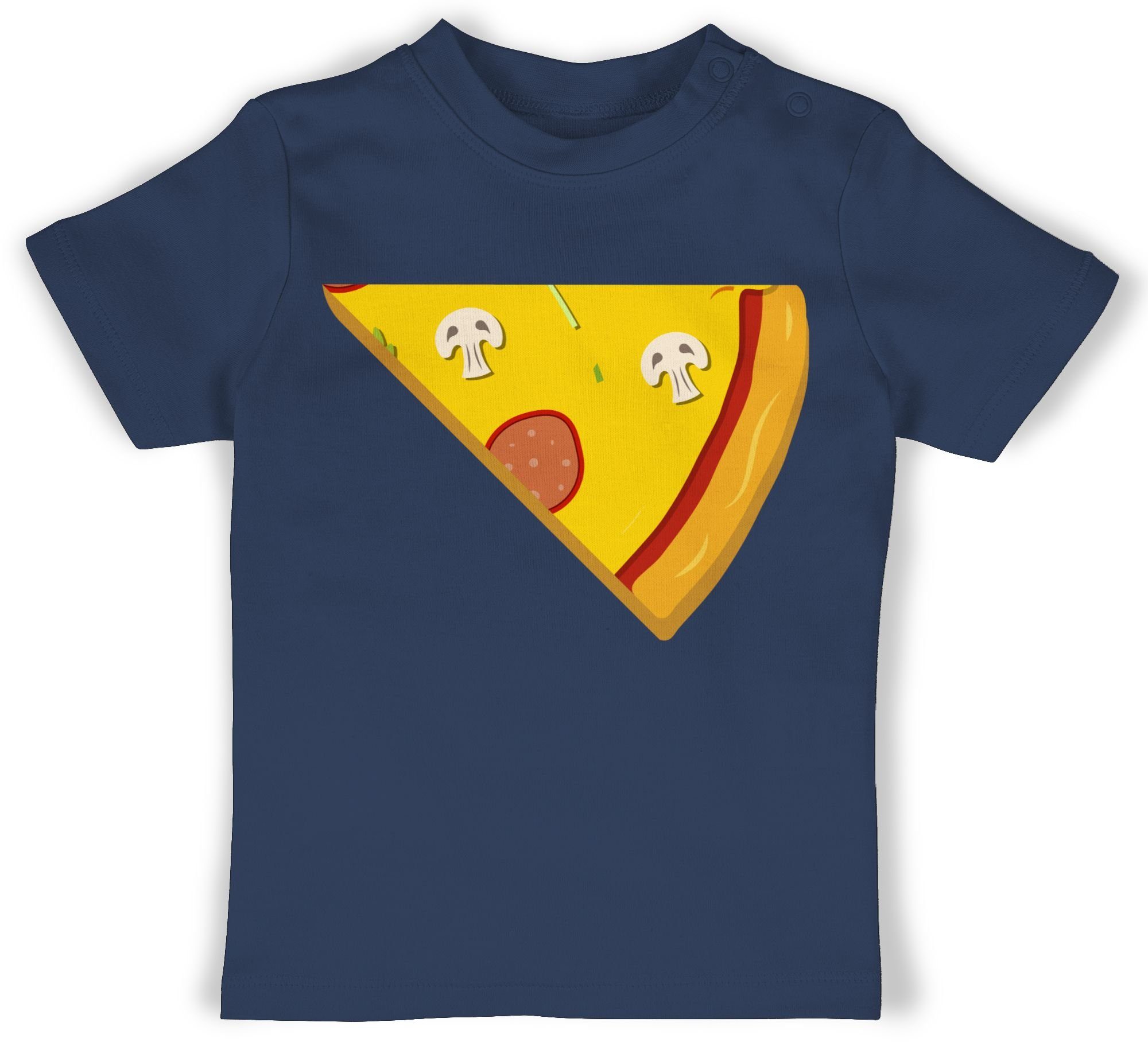 Shirtracer T-Shirt Pizza Partner Teil 2 Partner-Look Familie Baby 1 Navy Blau