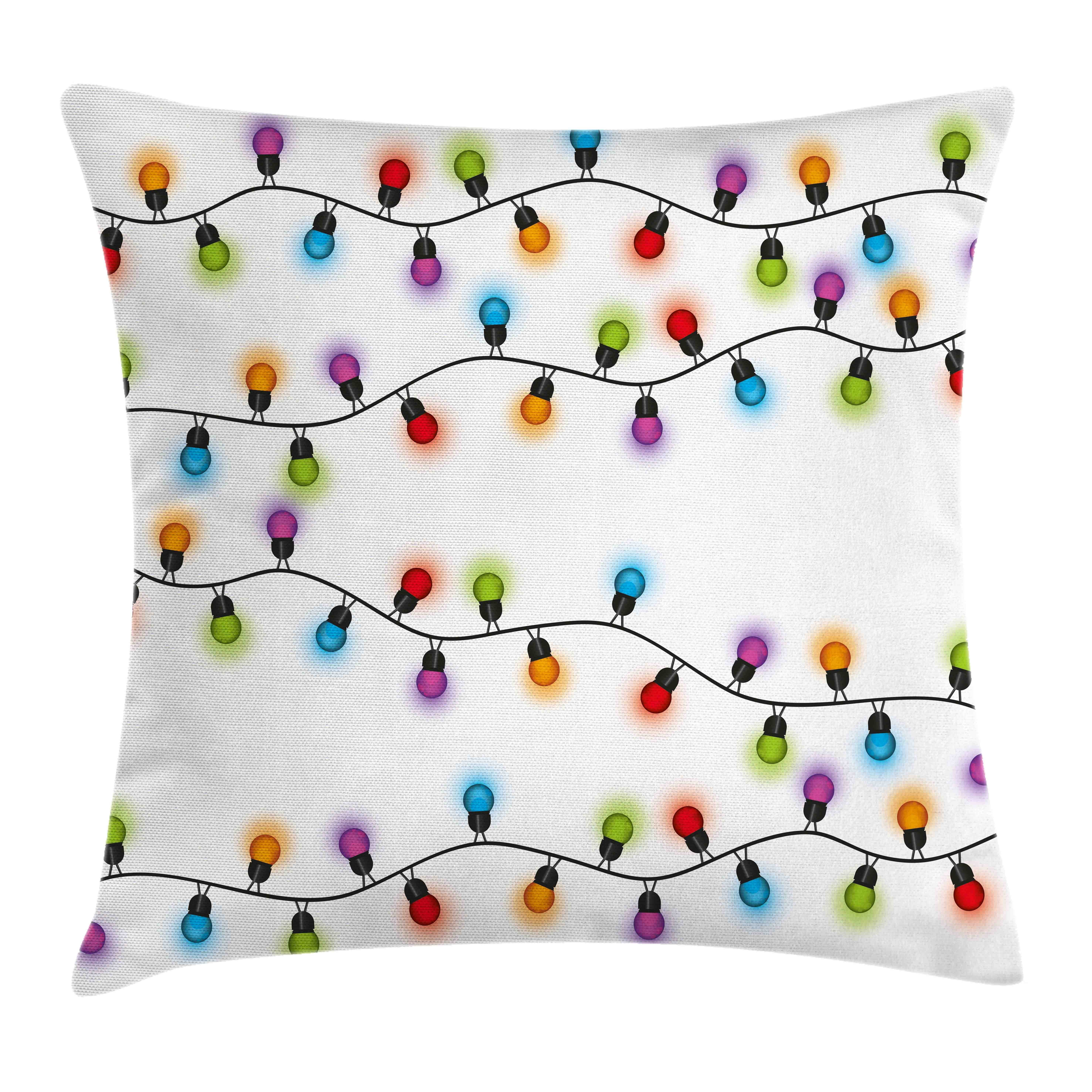 Kissenbezüge Reißverschluss Kissenhülle mit Farbfesten Farben Beidseitiger Druck, Abakuhaus (1 Stück), Weihnachten vibrant Feierlicher