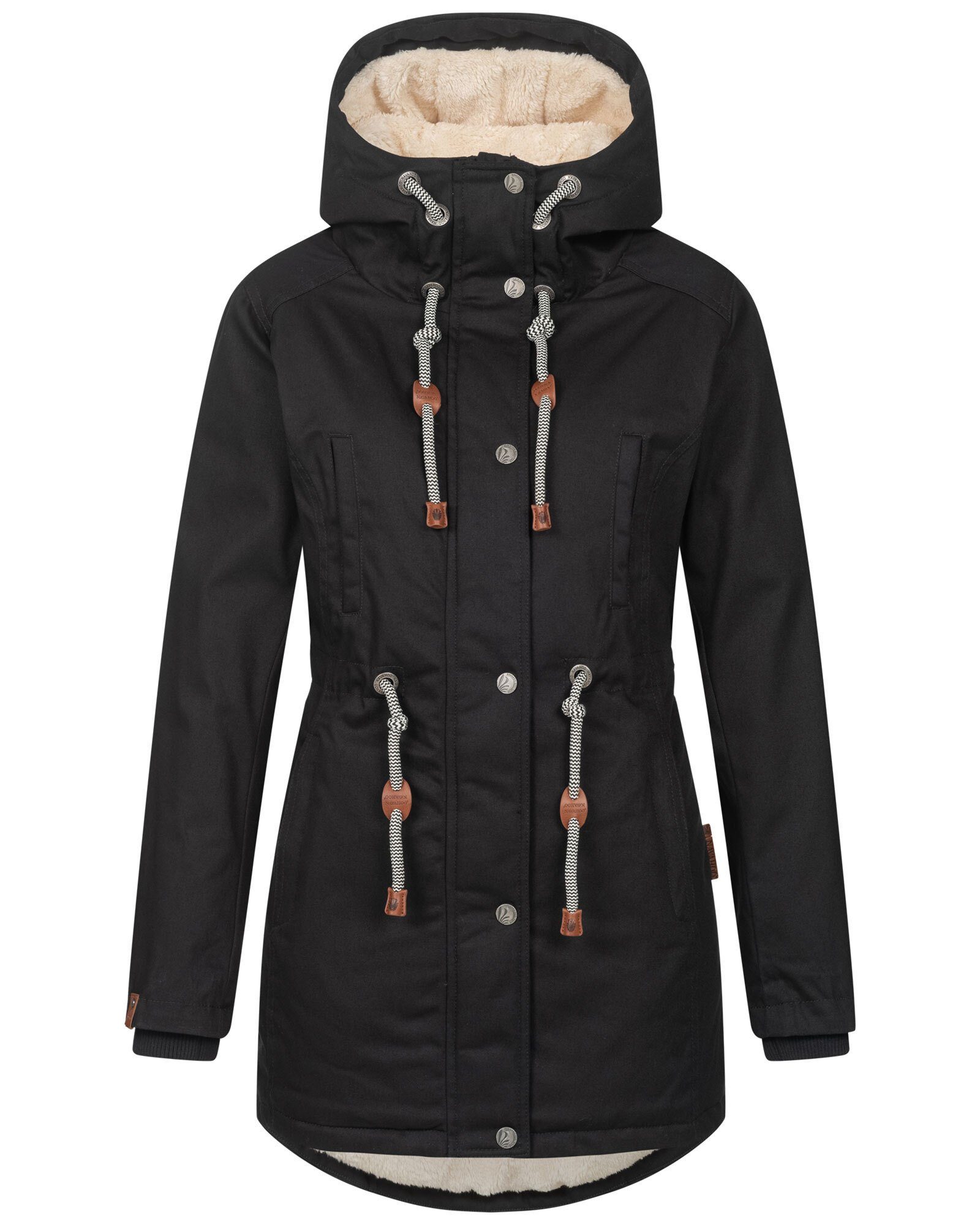 Navahoo Winterjacke Teddyfell mit warmen Ireliaa