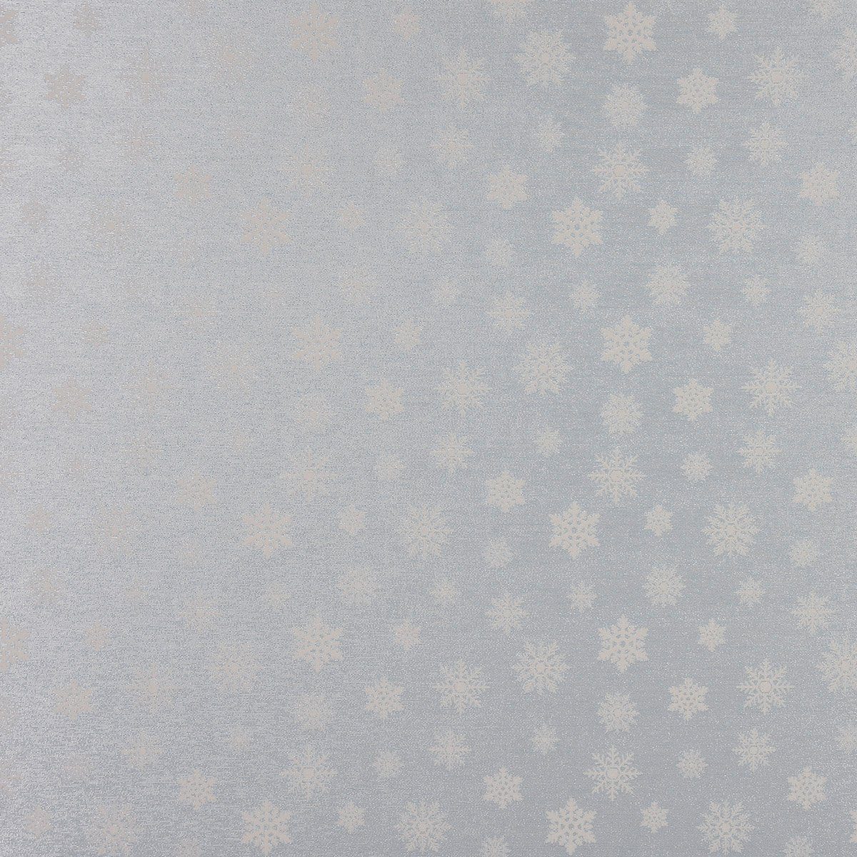 SCHÖNER LEBEN. Tischdecke SCHÖNER LEBEN. Tischdecke Eiskristalle hellblau silber beige, handmade