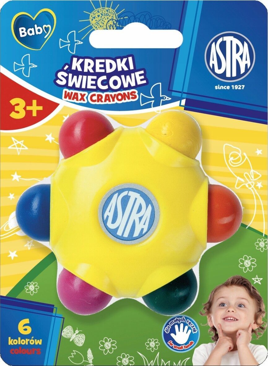 ASTRA Wachsmalstift ASTRA BABY Wachs-Sterne