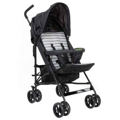 Sayoyo Kinder-Buggy Sayoyo Kinderwagen, ab 6 Monate bis 15kg, Schwarz