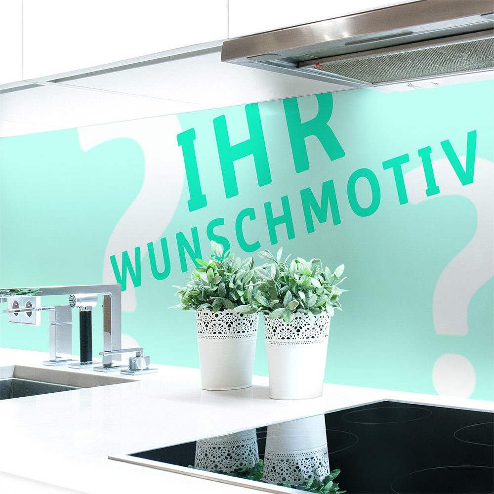 DRUCK-EXPERT Küchenrückwand Küchenrückwand Wunschmotiv Premium Hart-PVC 0,4 mm selbstklebend