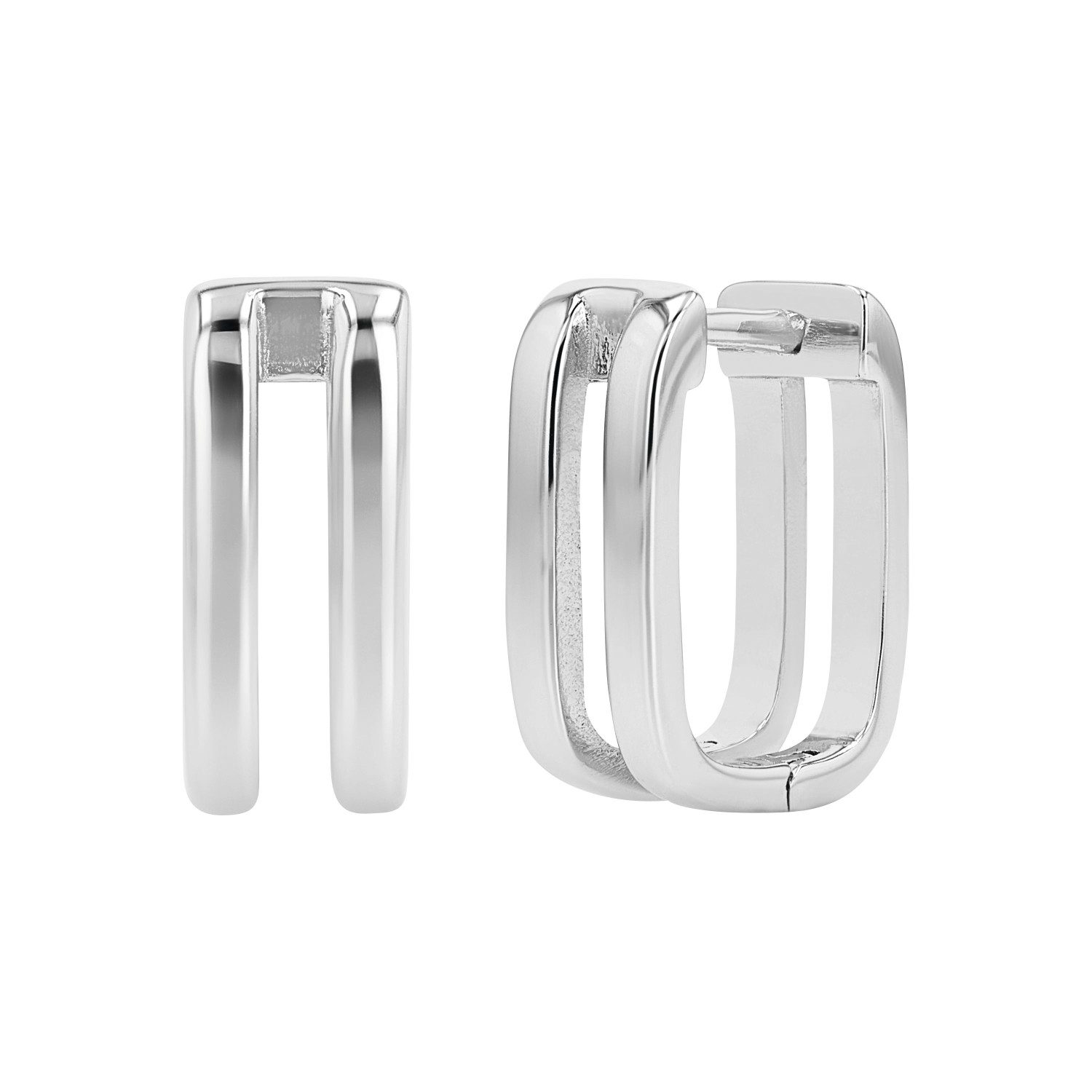 Noelani Paar Creolen Noelani Creolen für Damen, 925 Sterling Silber (Creolen, 2-tlg)
