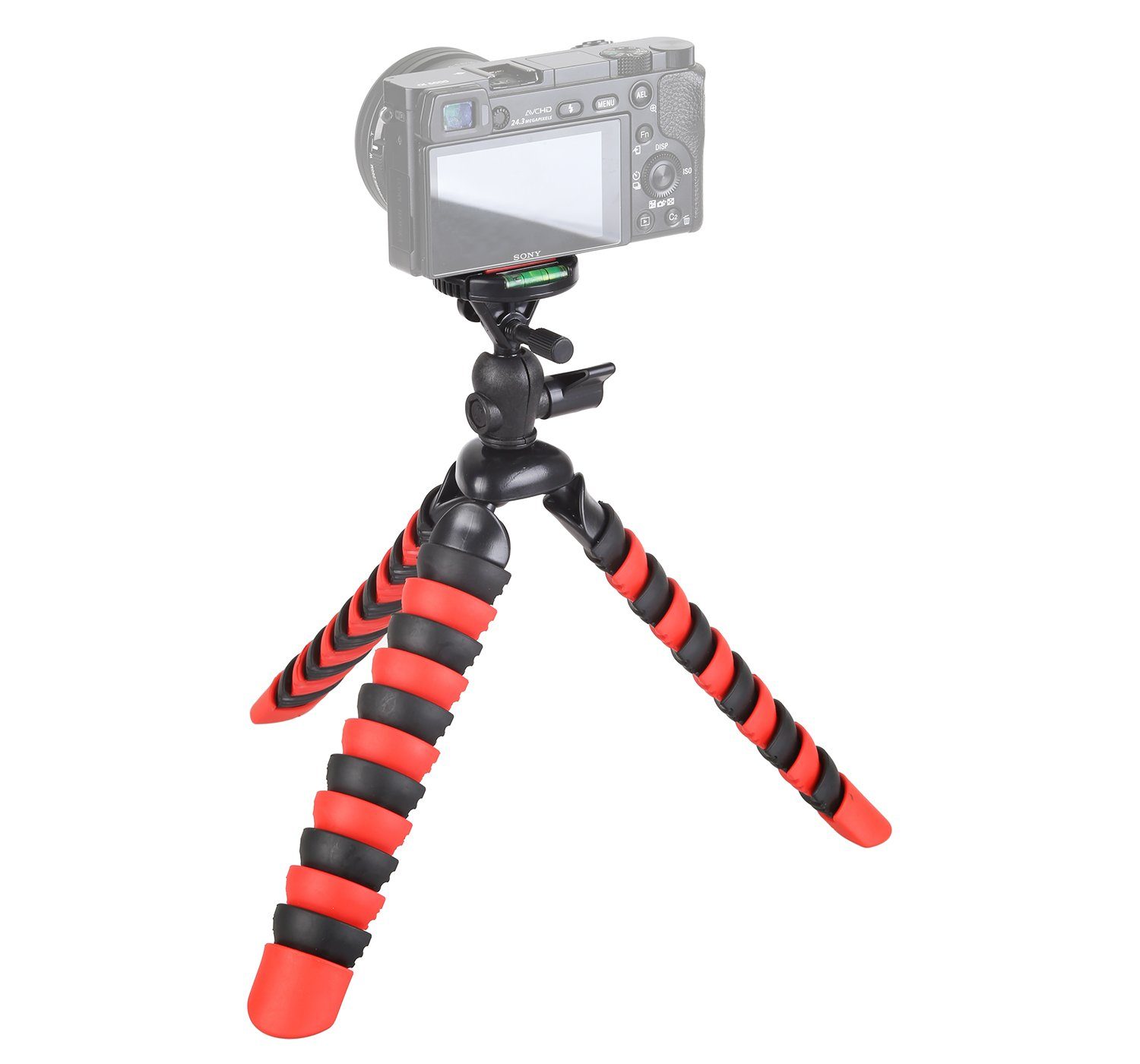 ayex Flexibles Dreibein TM-20 Octopus-Tripod Kamera-Stativ, Ministativ -