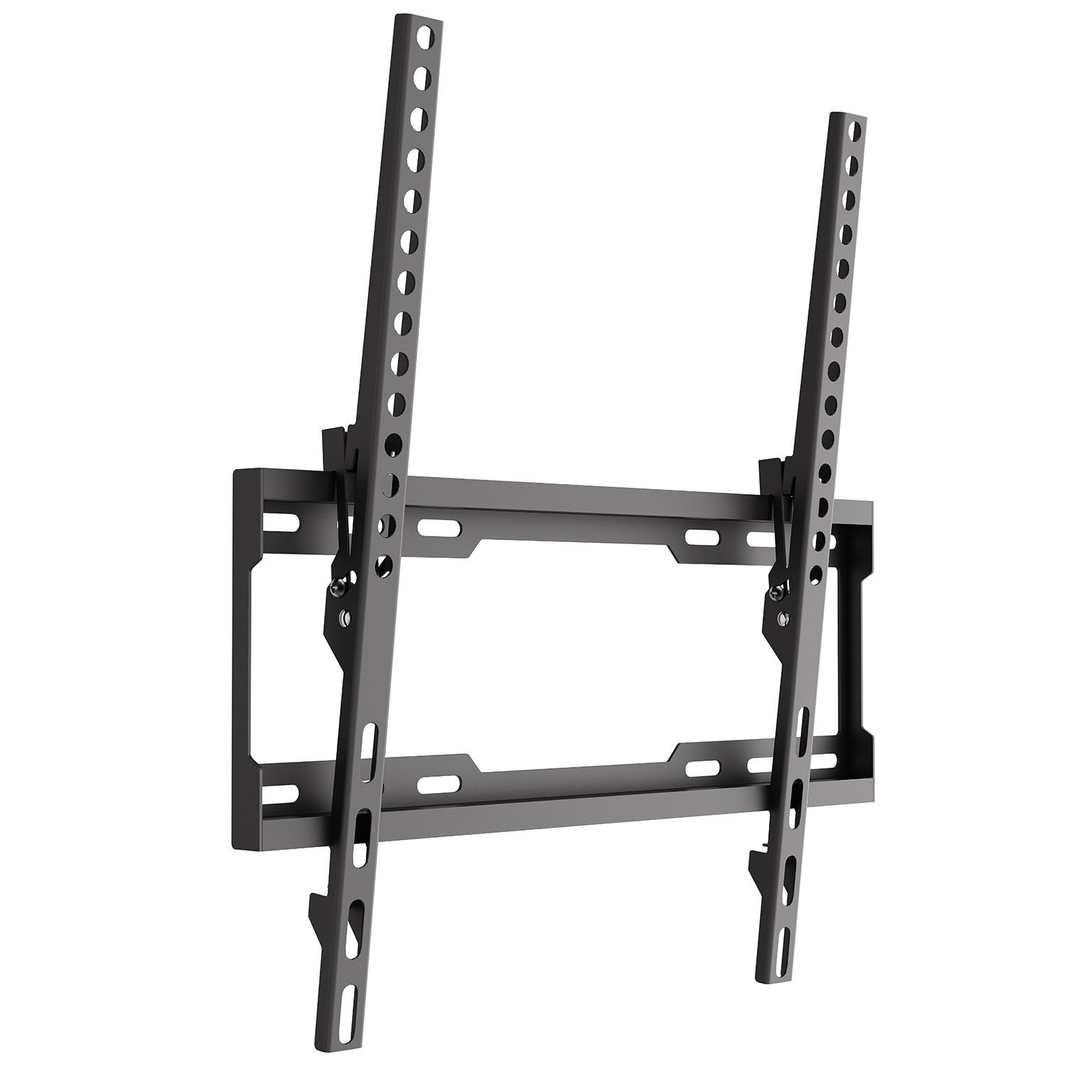 Maclean TV-Wandhalterung für 32–75''-Geräte MC-187 max. 45 kg, (bis 75 Zoll, Neigungsverstellung 0°–-8°, Abstand zur Wand: 22 mm)