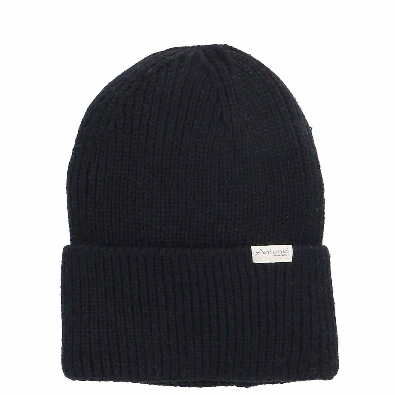 Antonio Strickmütze Antonio Strick Mütze Beanie schwarz (1-St) günstig online kaufen