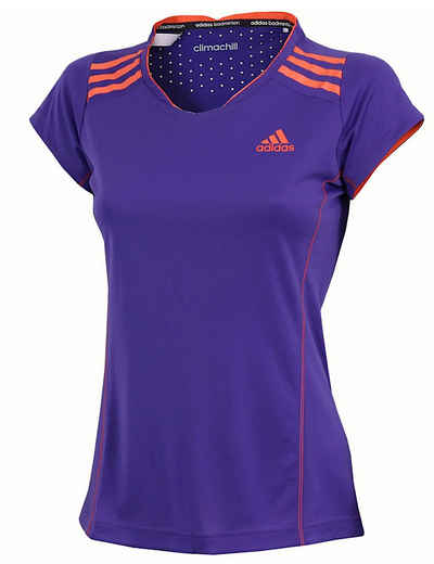 - Kurzarmshirt »adidas Badminton Climachill Shirt« 3D-Ausführung für kühlende Funktion im Nacken
