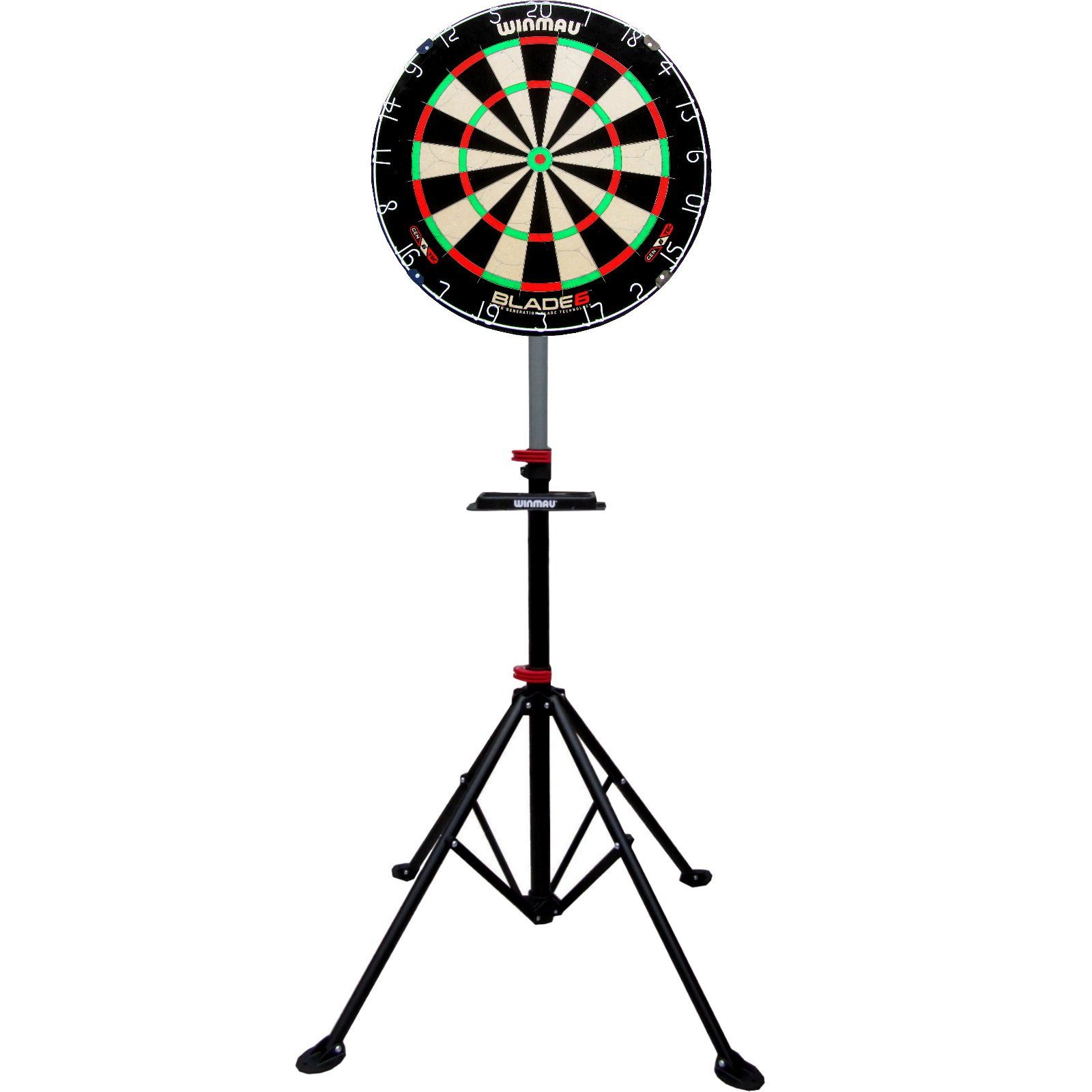 Dartscheibe Profi Set Winmau Blade 6 Board Dart komplett Ständer Xtreme Steel