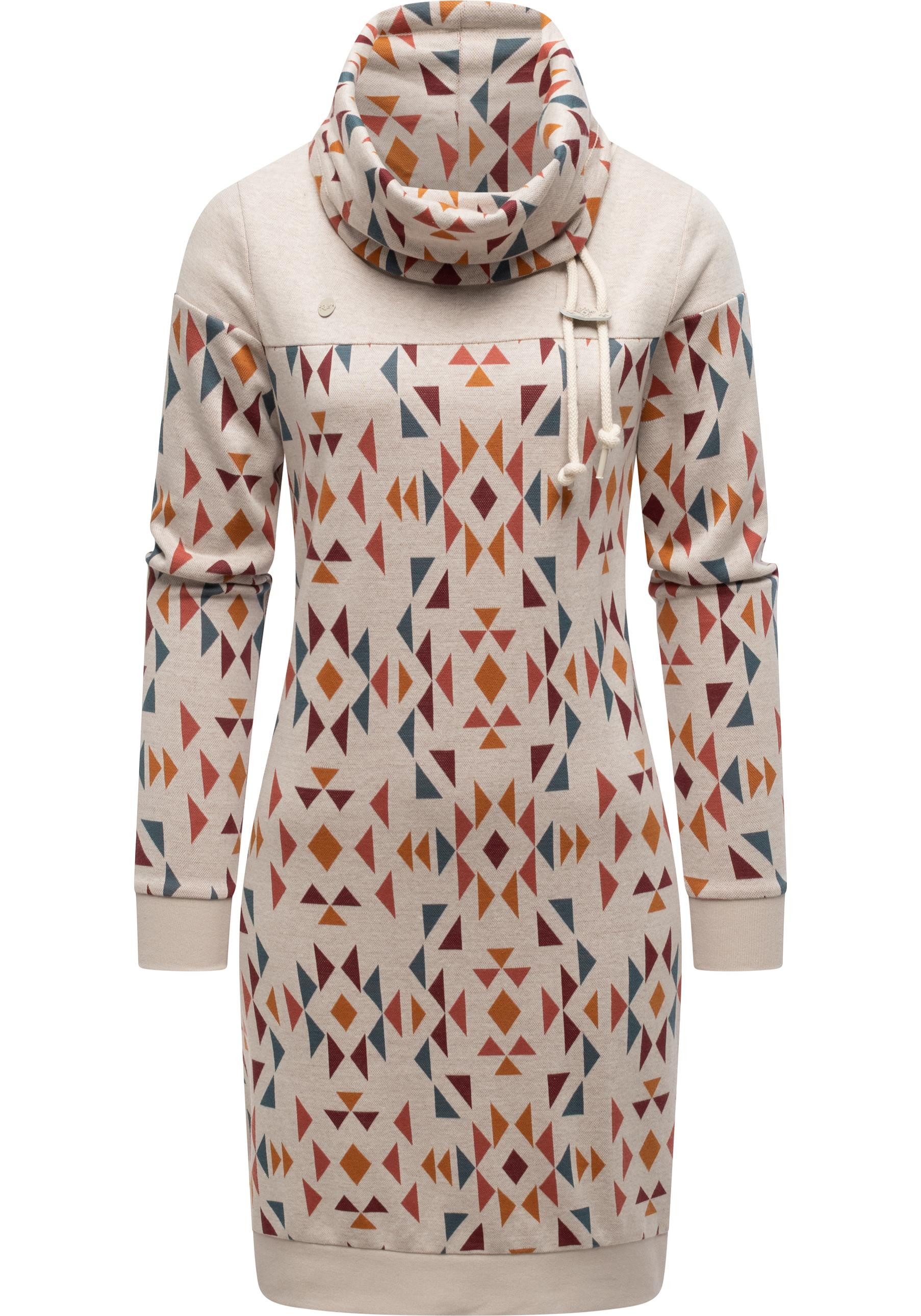 Ragwear Sweatkleid Chlloe Aztec YOUMODO stylisches Langarm Midikleid mit Az günstig online kaufen