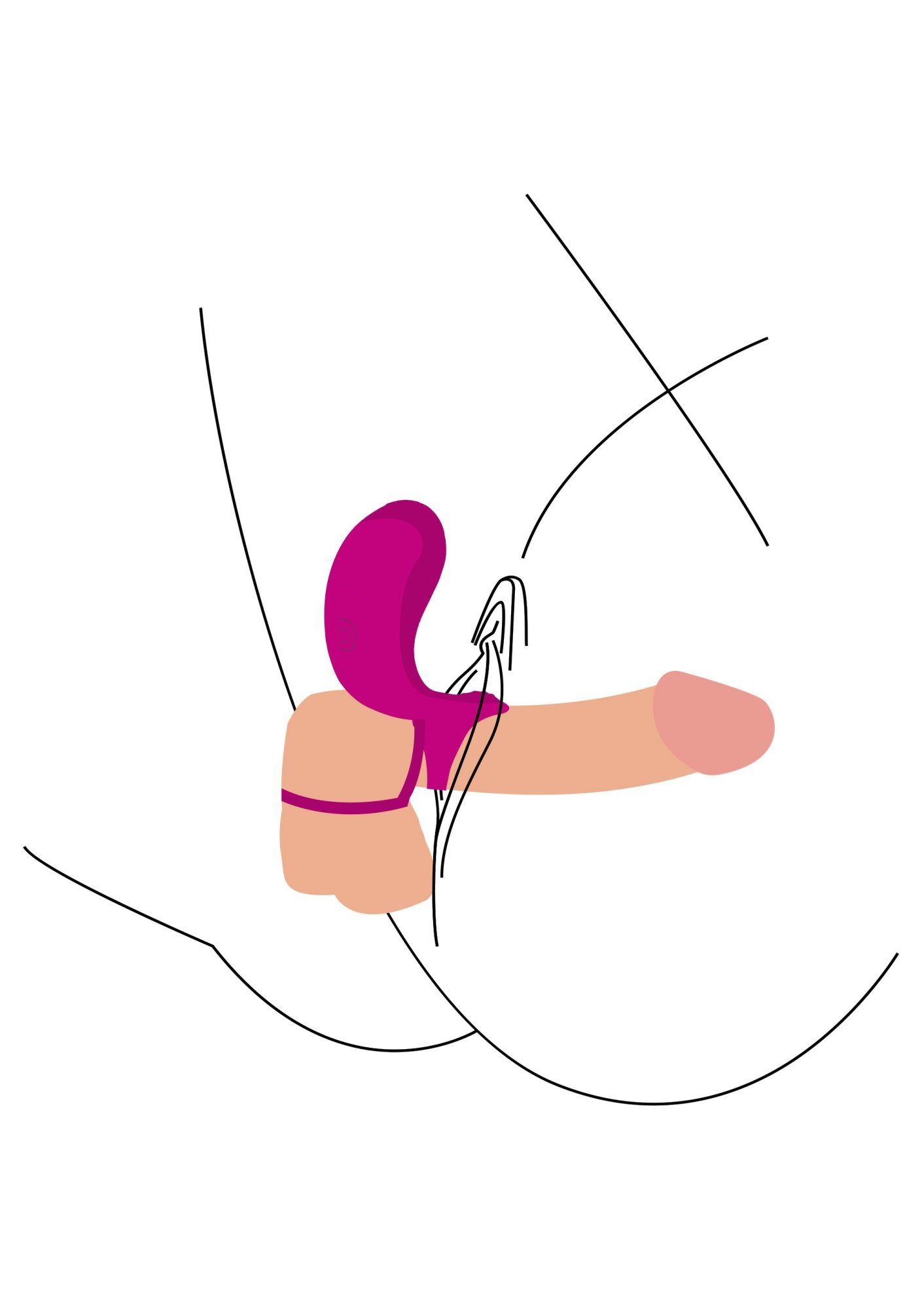 XOCOON Paar-Vibrator Couples und Ring Klitorisstimulator Stimulator Penisring