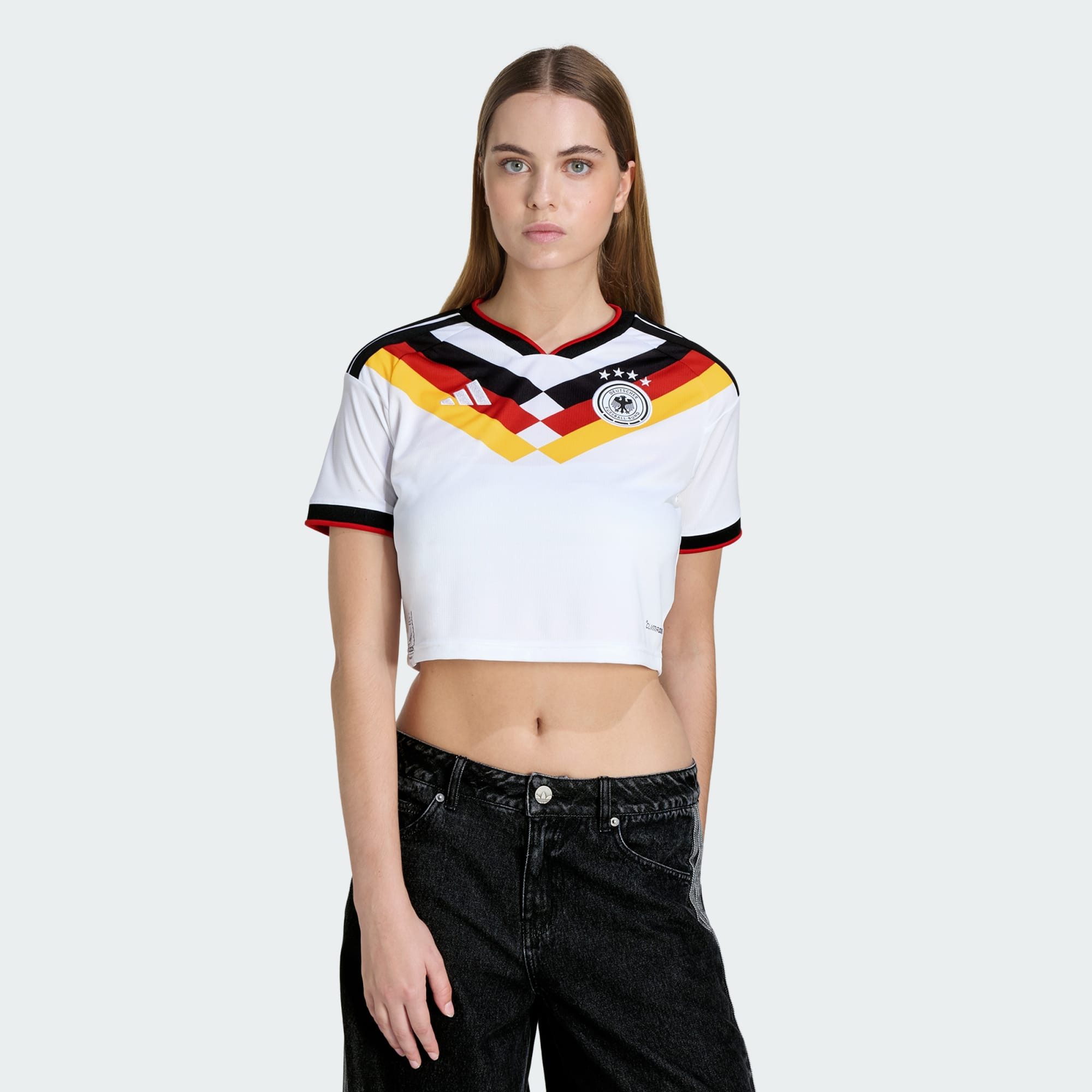 adidas Performance Fußballtrikot KÜRZER GESCHNITTENES DEUTSCHLAND 26 HEIMTR günstig online kaufen