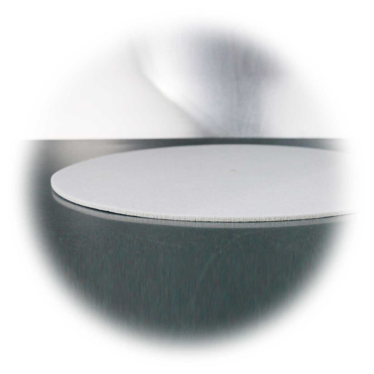 Dynavox Plattentellerauflage PM2 Filz weiß antistatisch Plattenspieler