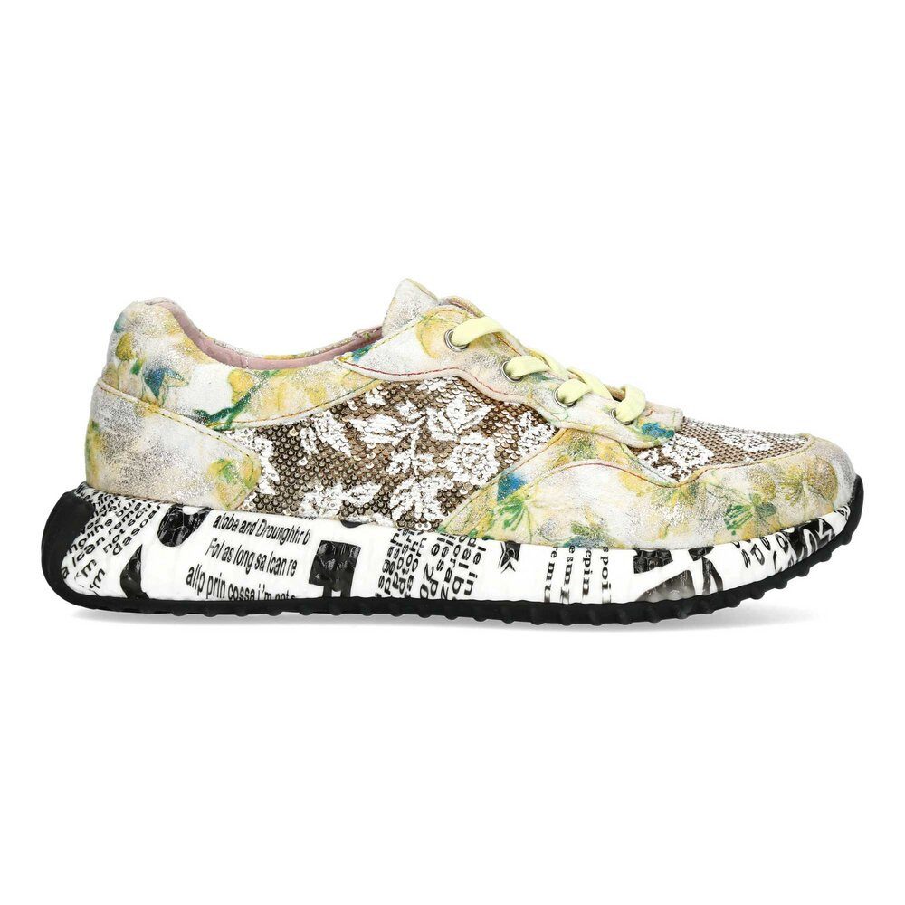 LAURA VITA Laura Vita - BURTON 05 VANILLE - Gelb Schnürschuh