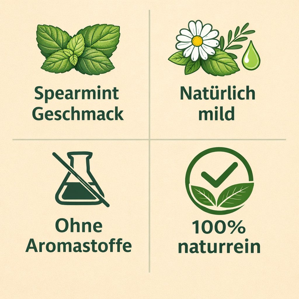 Quertee Tee Spearmint Tee – Krauseminze lose, mild & koffeinfrei