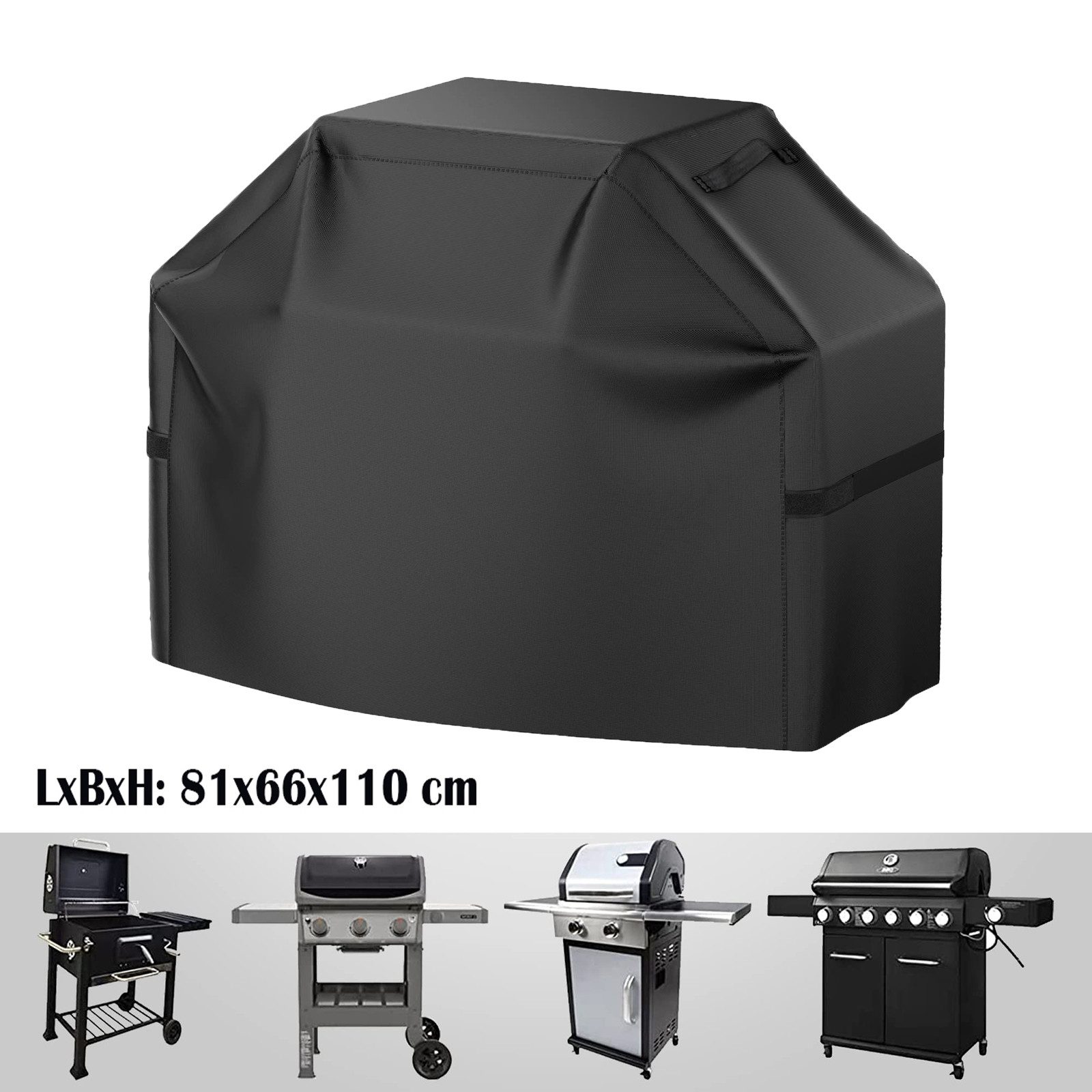 Grill-Schutzhülle Grillabdeckungen BBQ Grillabdeckung Gasgrill Grillhaube Abdeckung Wet