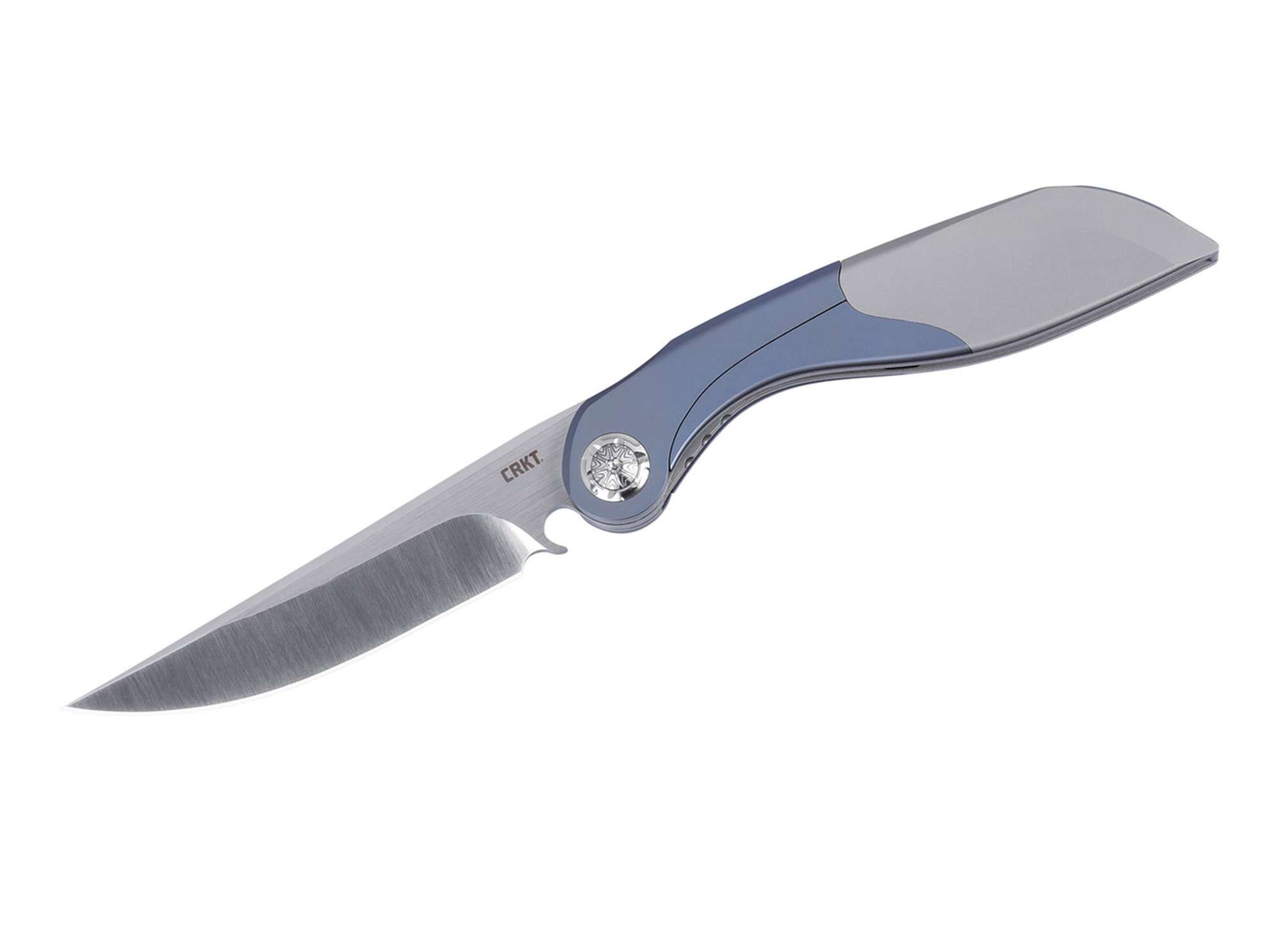 CRKT Taschenmesser Taschenmesser Fial M390 Titanium Blue
