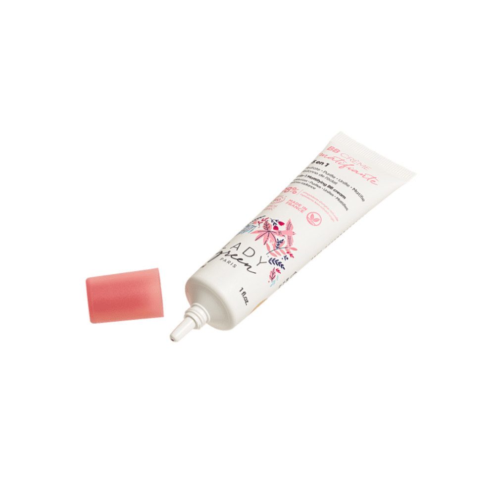 LADY GREEN PARIS BB-Creme 5-in-1 Natürliche für strahlende Haut, Multifunktionale BB-Creme für natürliche Schönheit