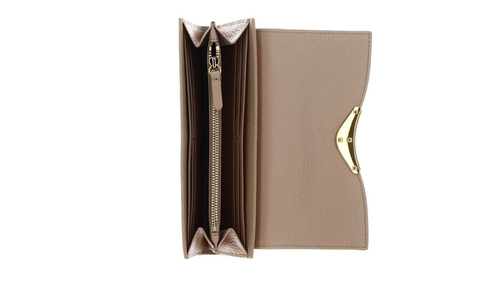 COCCINELLE Geldbörse Wallet Grained Leather, aus echtem Rindsleder
