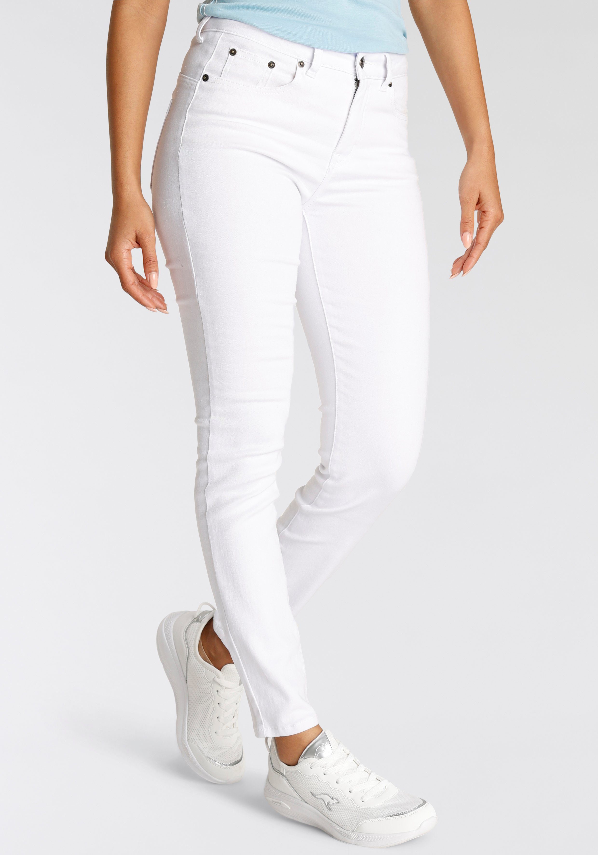 KangaROOS Slim-fit-Jeans CROPPED HIGH WAIST SLIM NEUE FIT KOLLEKTION