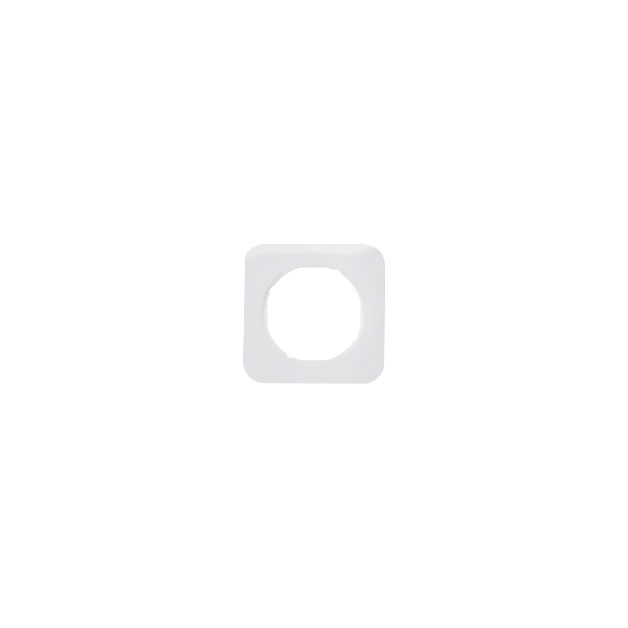 Berker Berker Rahmen pows/gl 1fach, rund 10112189 Installationskabel