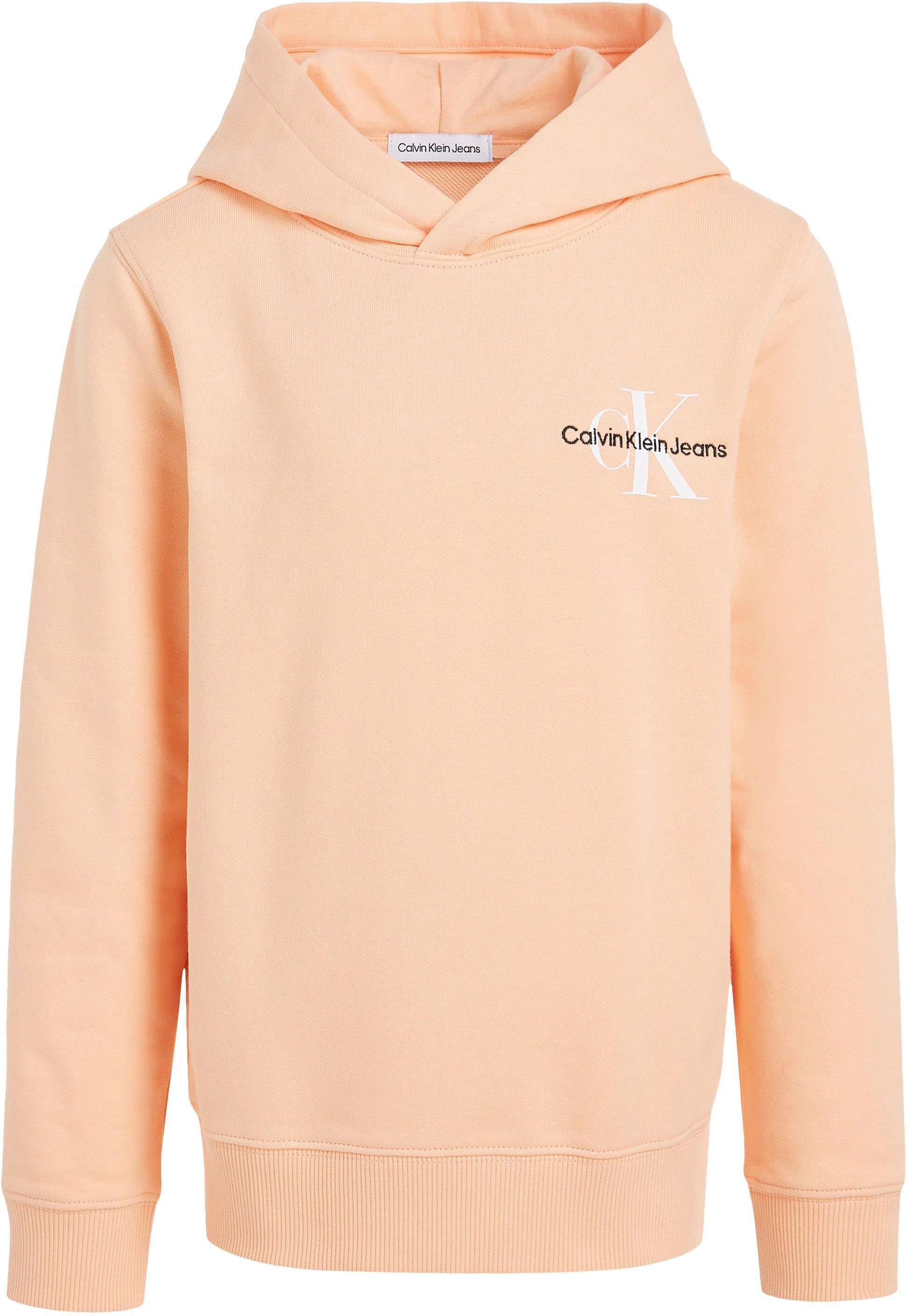 Calvin Klein Jeans Kapuzensweatshirt Kinder auf Logostickerei Kids Brust der MiniMe,mit Klein Calvin Junior