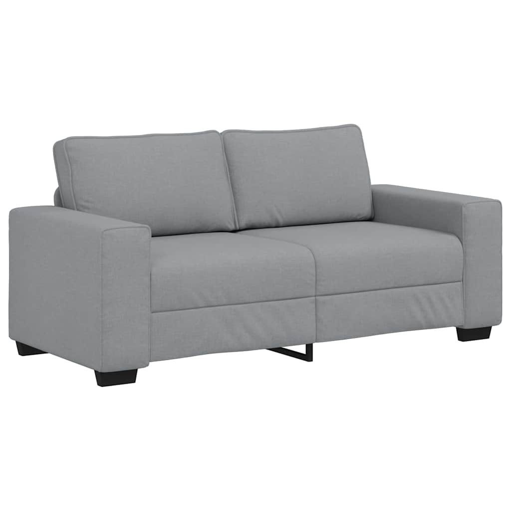 vidaXL Sofa 2-Sitzer-Sofa Hellgrau 140 cm günstig online kaufen
