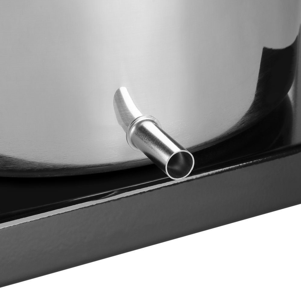 Melko Entsafter Fruchtpresse Obstpresse Entsafter 5 Liter Edelstahl Beerenpresse, 0,00 W, rostfrei